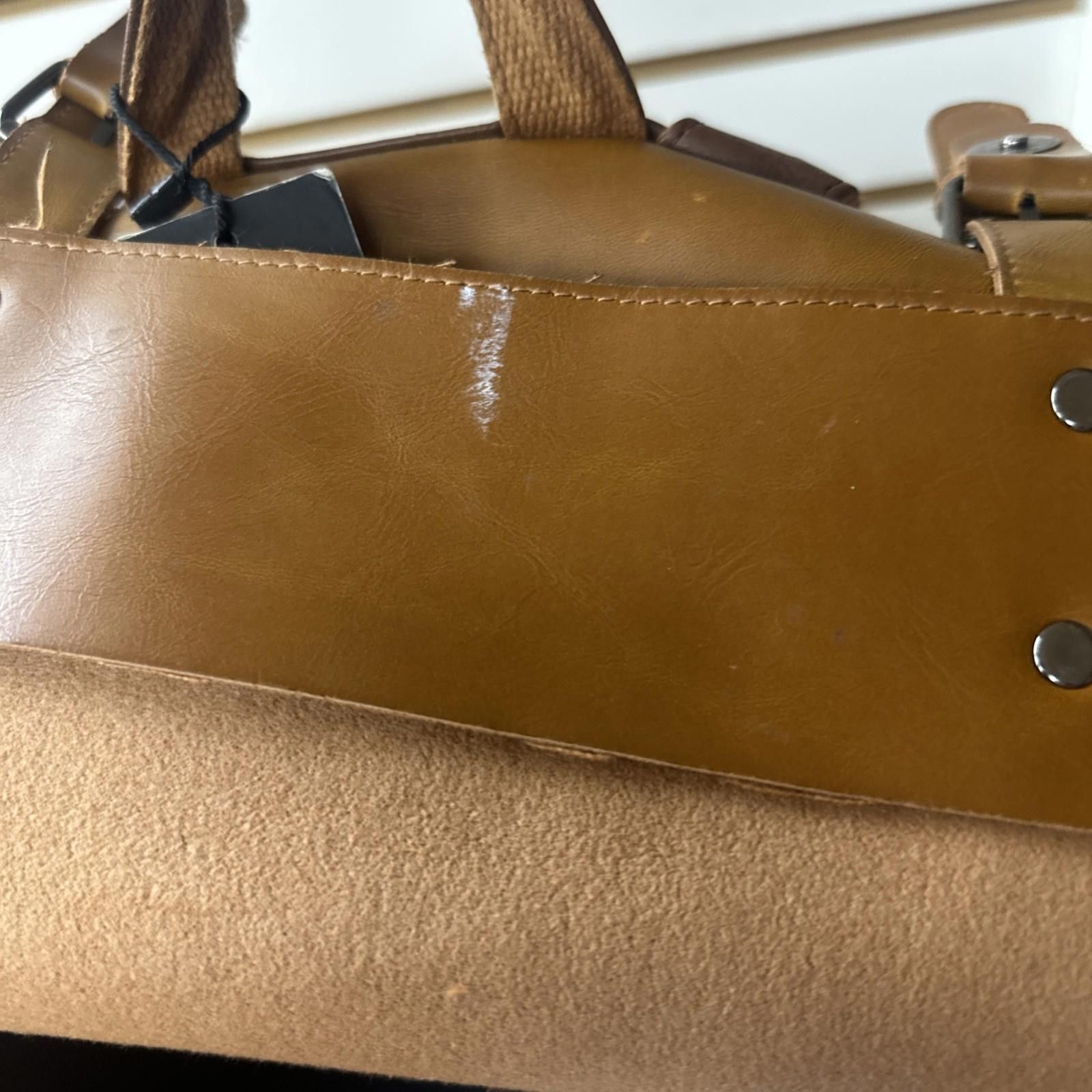 Other LXY Vegan Leather Laptop Backpack Book Bag Adjustable Straps Size ONE SIZE - 6 Thumbnail