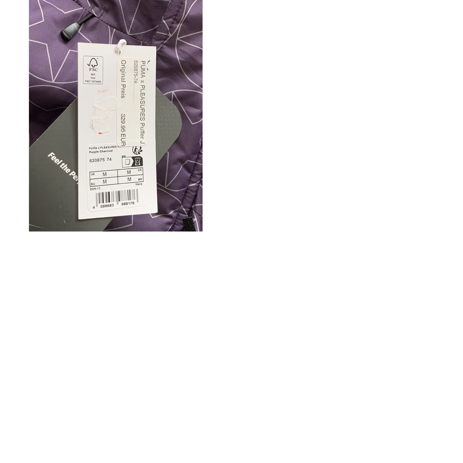 Puma PUMA PUFFER JACKET PURPLE PRIMALOFT WINTER MEN'S M Size US M / EU 48-50 / 2 - 9 Thumbnail