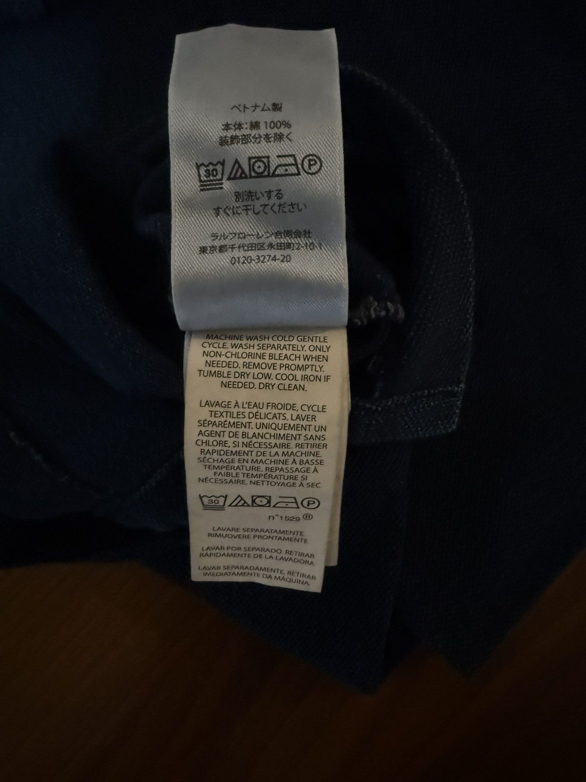 Polo Ralph Lauren Polo Ralph Lauren Classic Fit Dark Indigo Mesh Pony Logo XL Size US XL / EU 56 / 4 - 12 Thumbnail