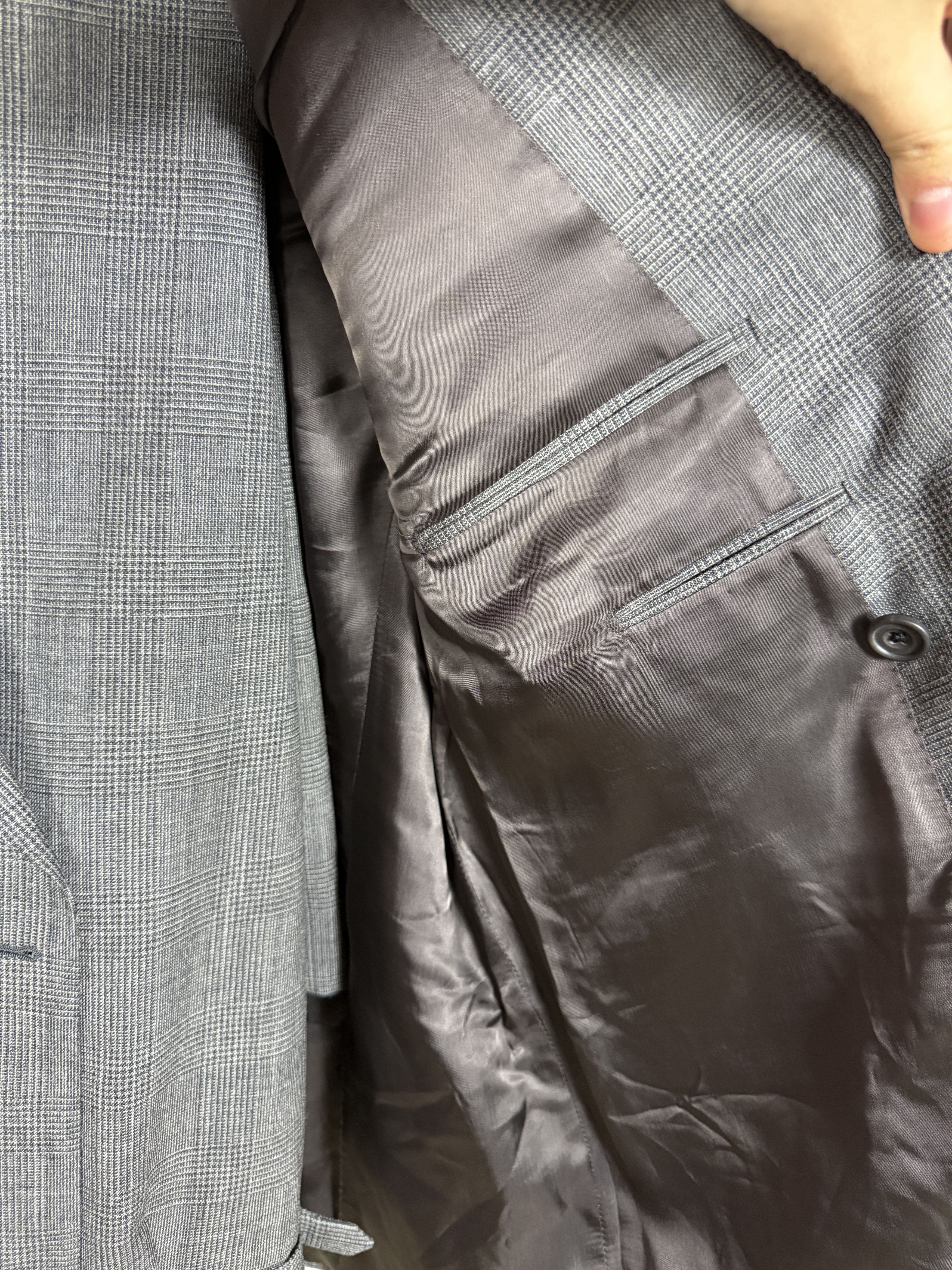 Kingsman Kingsman Gray Wool Suit Size 52R - 6 Thumbnail