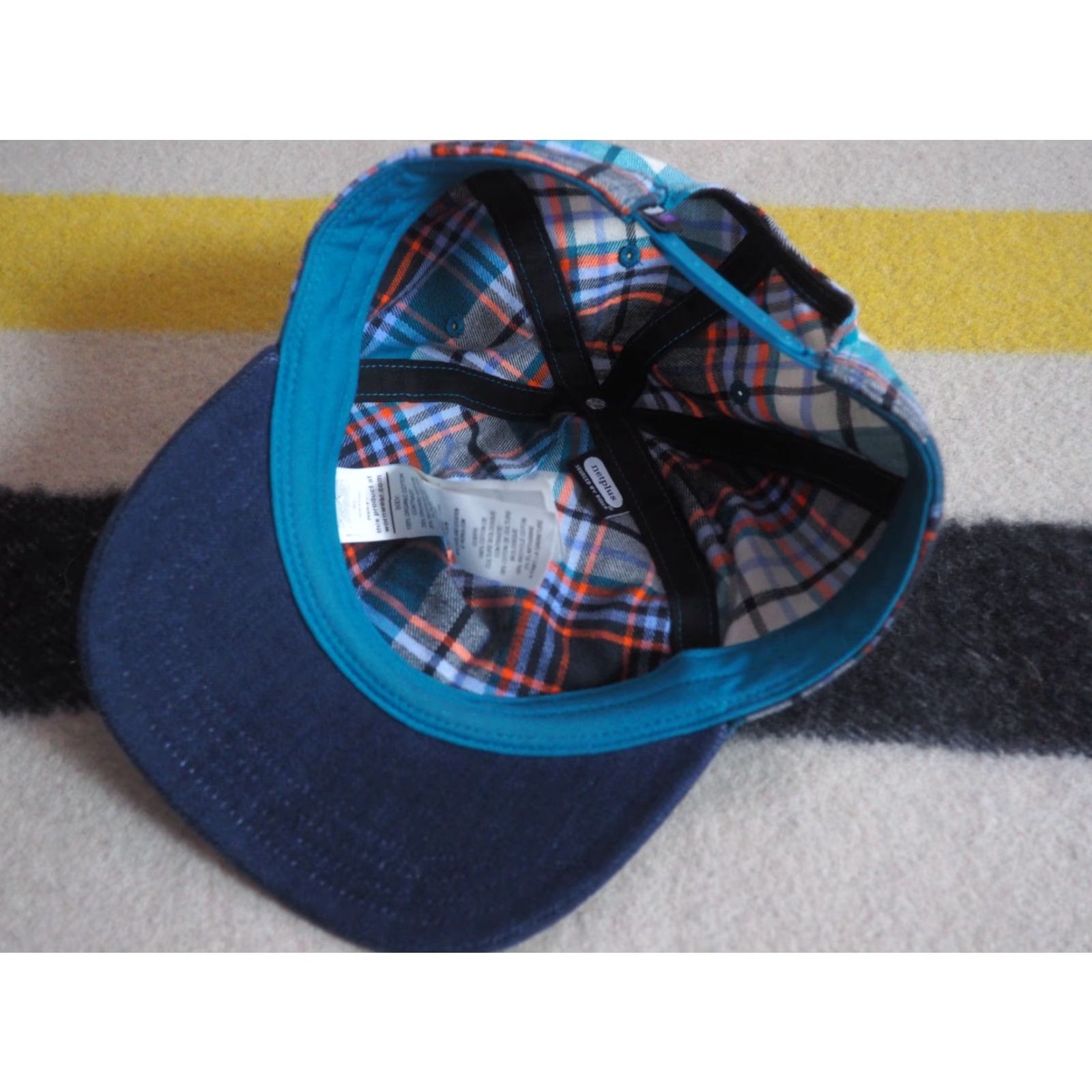 Patagonia Patagonia Snapback Hat Cap Ventura Fitz Roy Blue Plaid Outdoor Adjustable Casual Men Outdoor Hat Cap Size ONE SIZE - 4 Thumbnail