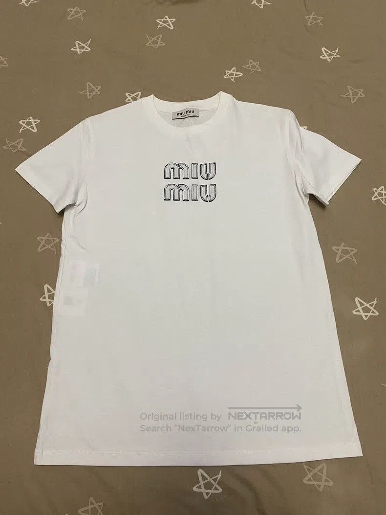 Miu Miu Miu Miu Size L short sleeves Size L / US 10 / IT 46 - 1 Thumbnail