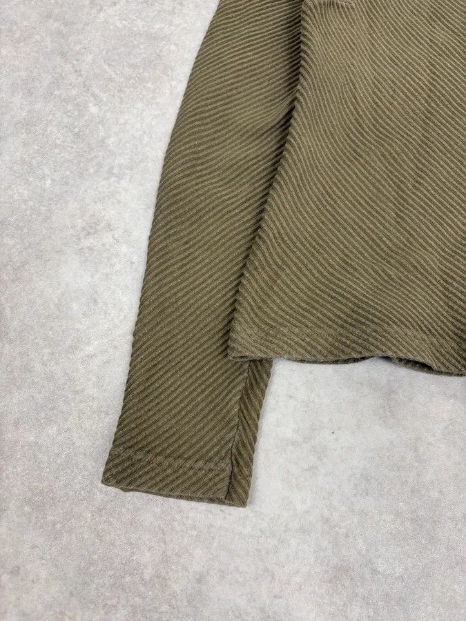Dries Van Noten 2000s Dries Van Noten Classy Minimalist Khaki Sweater Size S / US 4 / IT 40 - 7 Thumbnail