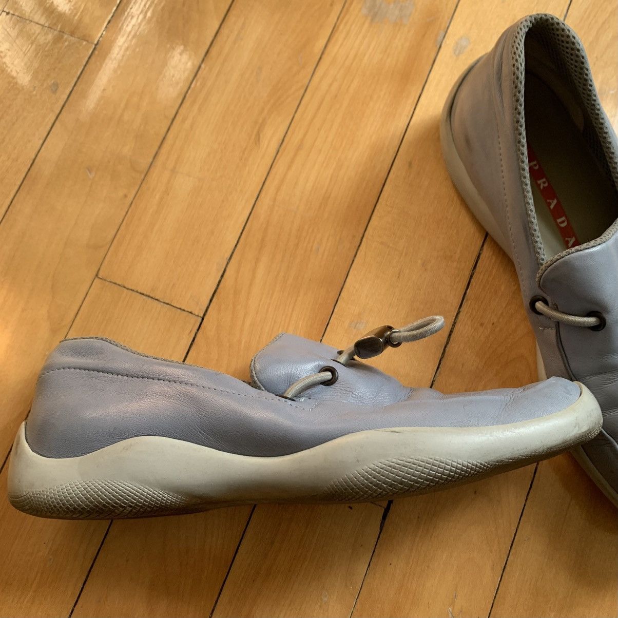 Prada Prada leather slip on Size US 7.5 / IT 37.5 - 2 Thumbnail