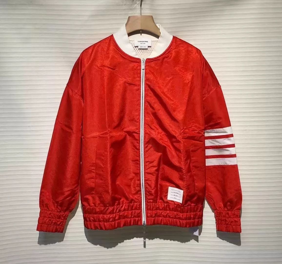 Thom Browne Thom Browne Classic Baseball Jacket Size US XS / EU 42 / 0 - 1 Thumbnail