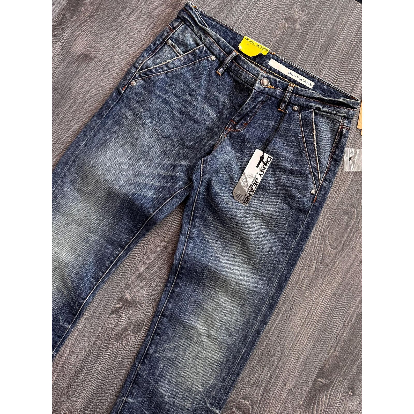 DKNY Y2K Vintage DKNY Washed Jeans New With Tags Size 28" / US 6 / IT 42 - 2 Thumbnail