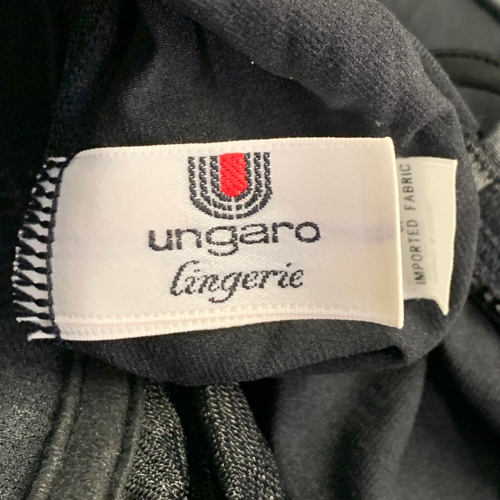 Ungaro Paris Black Nylon Blend Mixed Fabrics Spaghetti Straps Casual Top Size M / US 6-8 / IT 42-44 - 7 Thumbnail