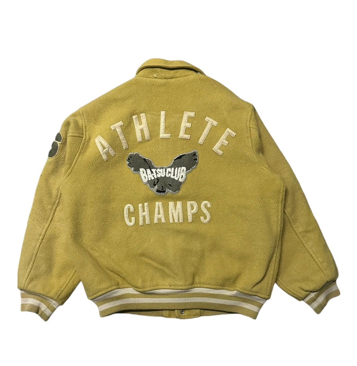 Vintage Men’s Bat-su championship football wool varsity jacket Size US M / EU 48-50 / 2 - 8 Thumbnail