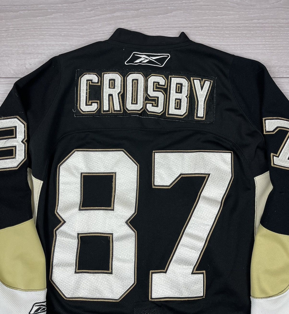 NHL Pittsburgh Penguins Reebok Crosby NHL Black Hockey Jersey Size US L / EU 52-54 / 3 - 13 Thumbnail