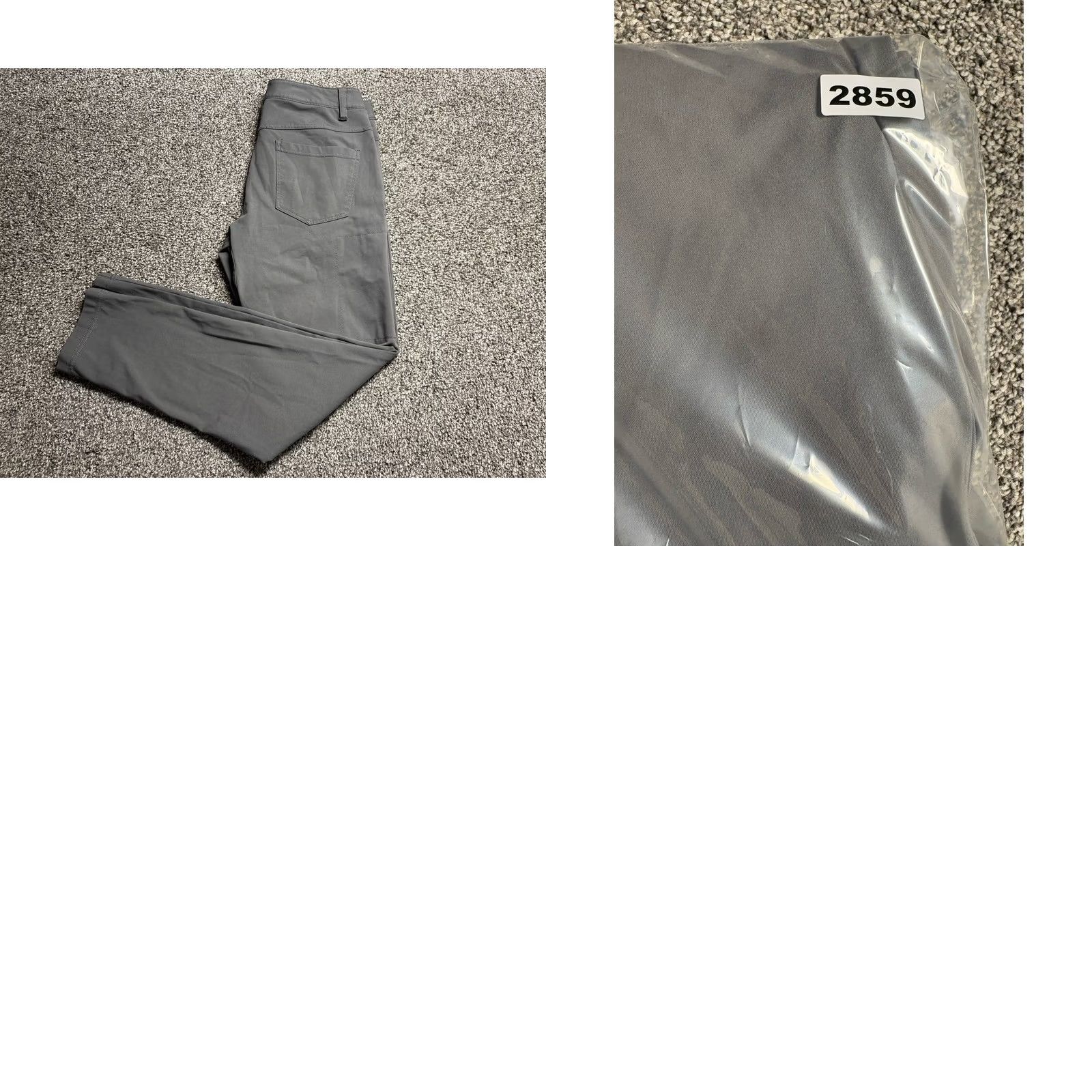 Vintage BYLT Everyday Pant 2.0 Mens Small Gray Performance Stretch Chino (Regular, Inseam 29) Size US 29 - 9 Thumbnail