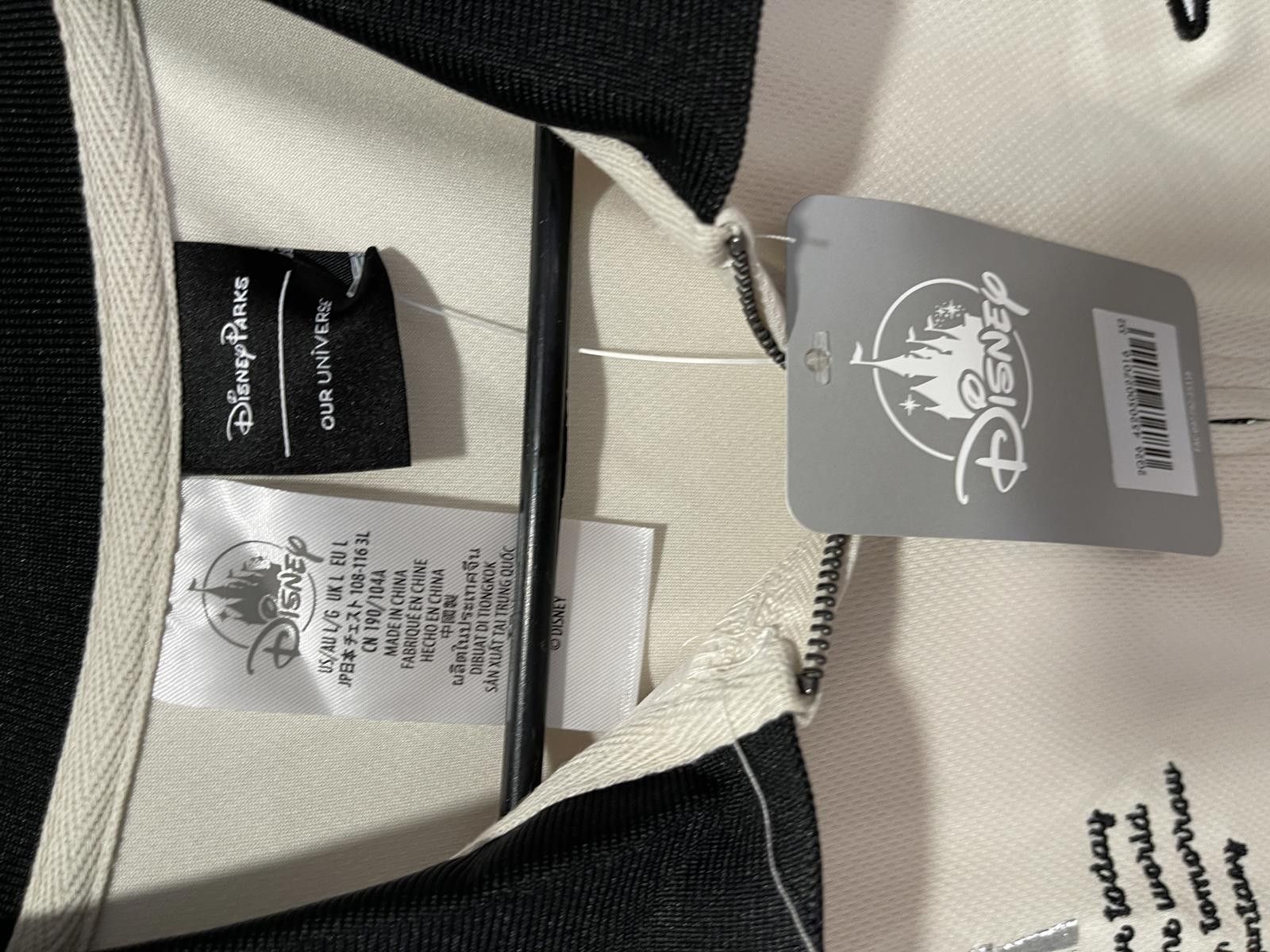 Other Disneyland Resort Polo Shirt Our Universe XL Cream Black Size ONE SIZE - 3 Thumbnail