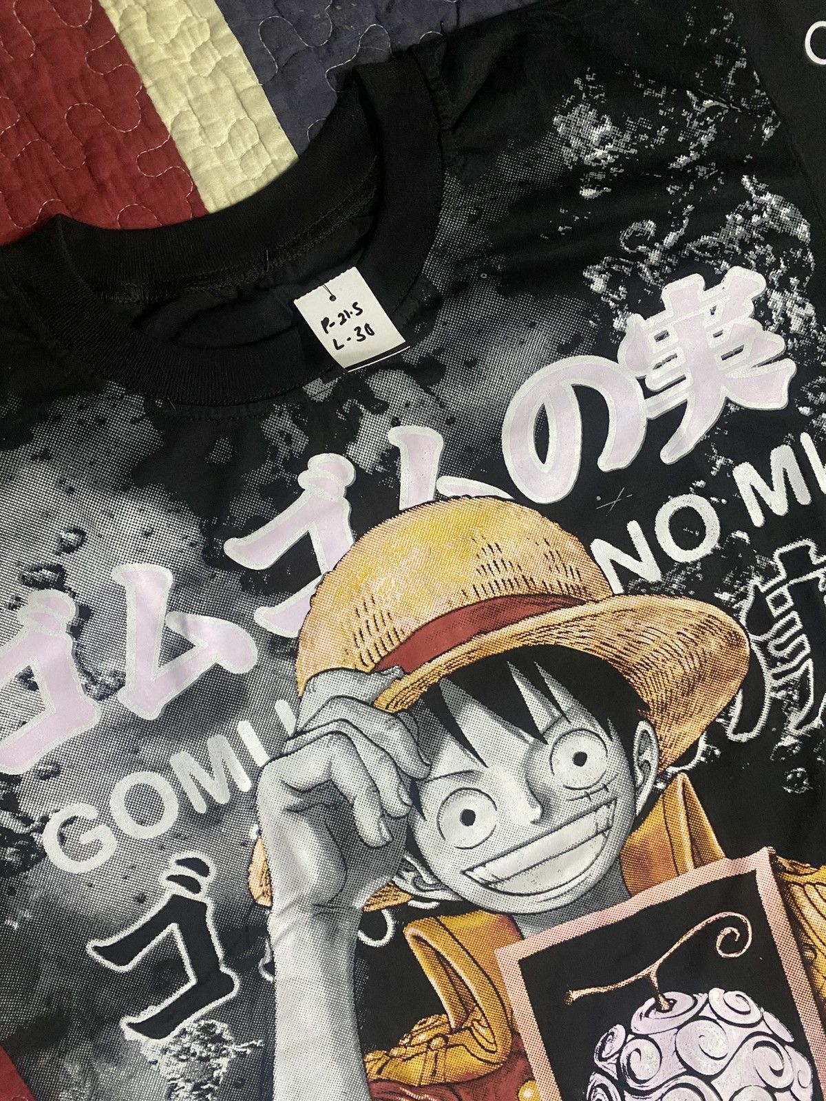 One Piece one piece x anime x gomu gomu x bootleg x ovp x shonen jump Size US L / EU 52-54 / 3 - 5 Thumbnail