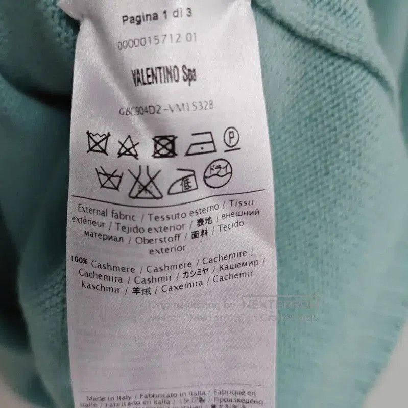 Valentino Valentino Blue Cashmere Sweater for Women . Size M / US 6-8 / IT 42-44 - 4 Thumbnail