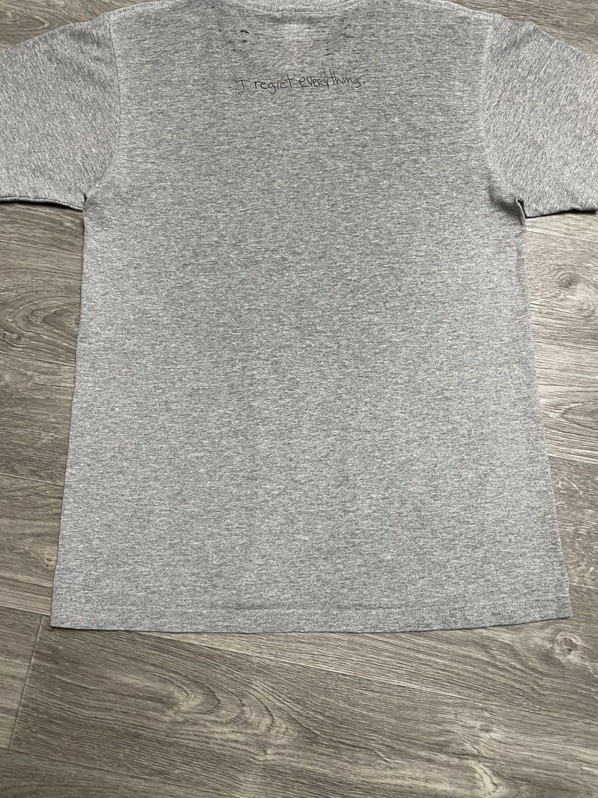 Supreme Supreme x Mike Hill Regretter Grey T-Shirt SS17 Size US M / EU 48-50 / 2 - 16 Thumbnail