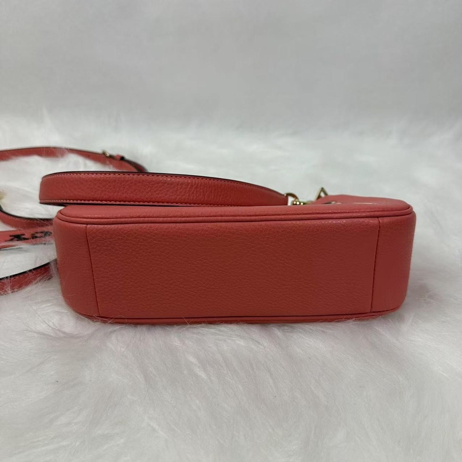 Coach Coach X Peanuts Teri Shoulder Bag Lucy Leather/Bright Coral Size ONE SIZE - 8 Thumbnail