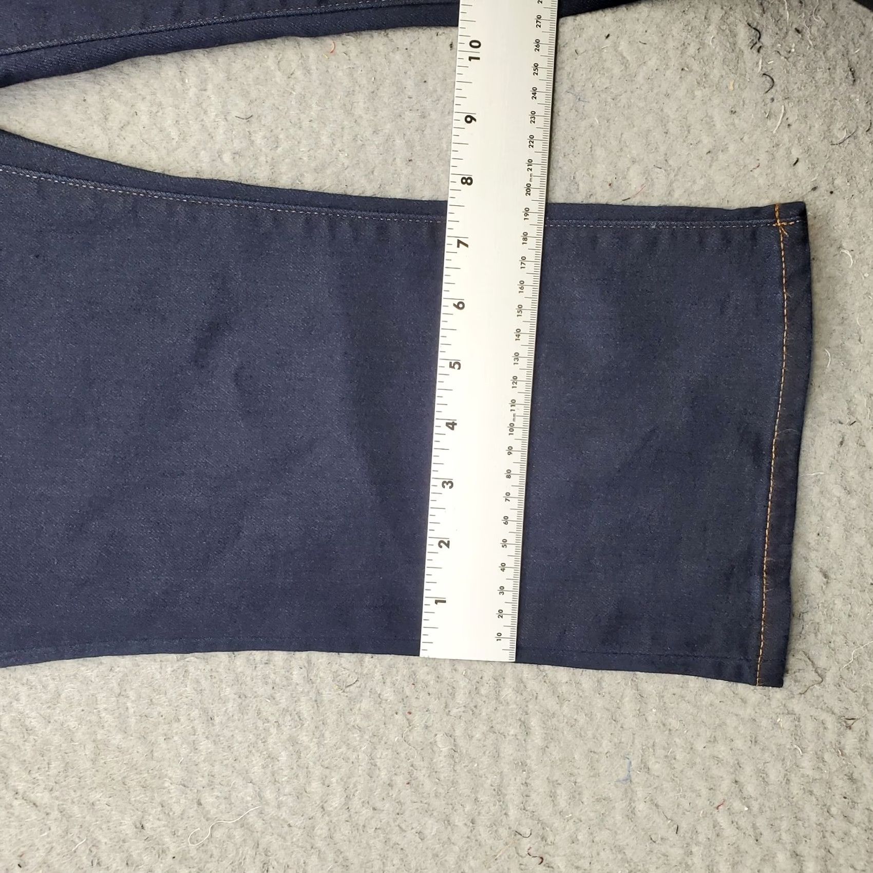 Chaps Chaps Womens 10 Blue Denim Capri Jeans Stretch Comfortable Slim Leg Mid Rise Shirt/Jeans? Size 32" / US 10 / IT 46 - 5 Thumbnail