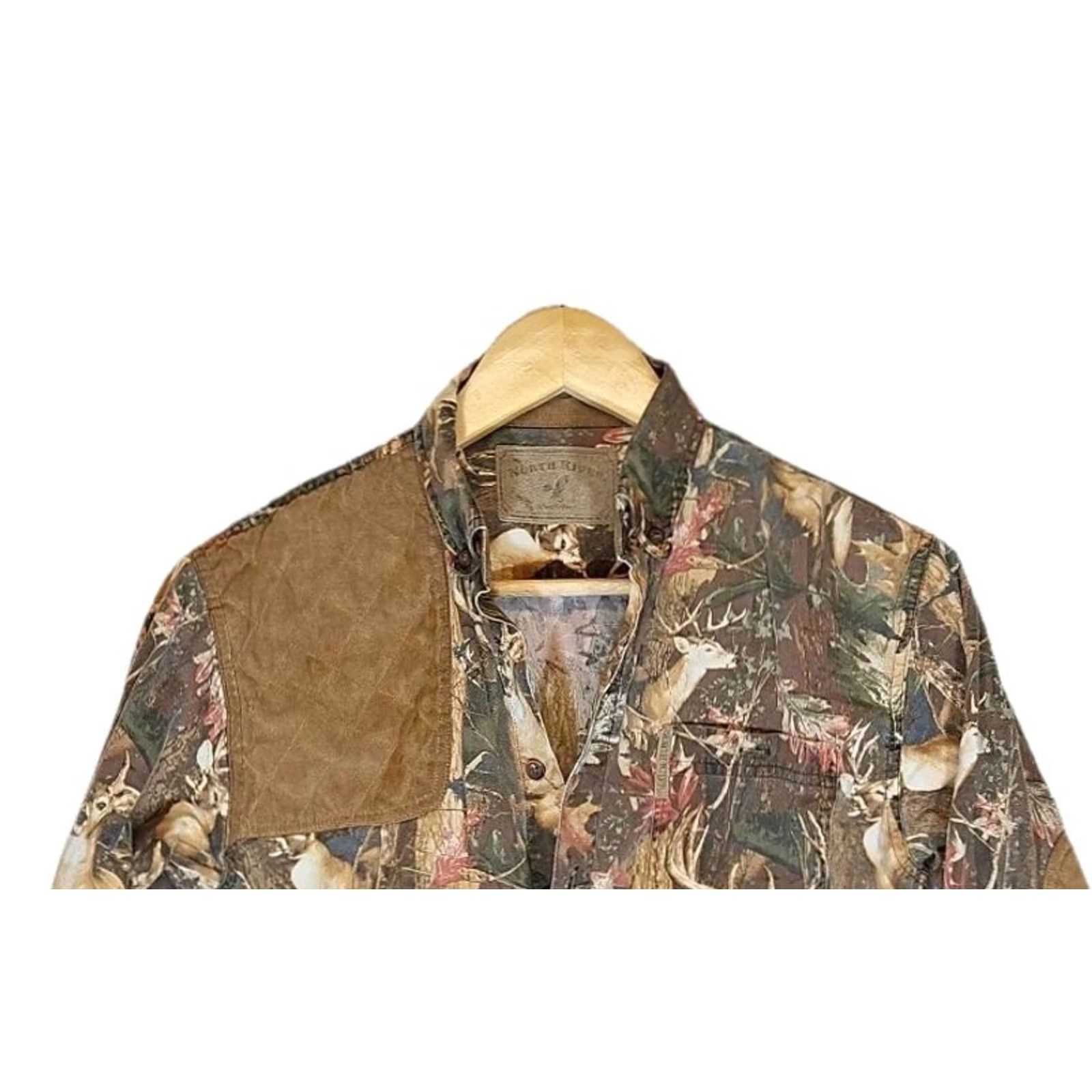 Vintage Mossy Oak Break-Up Camo Jacket - Vintage Y2K Hunting Mens Large Size US L / EU 52-54 / 3 - 2 Thumbnail