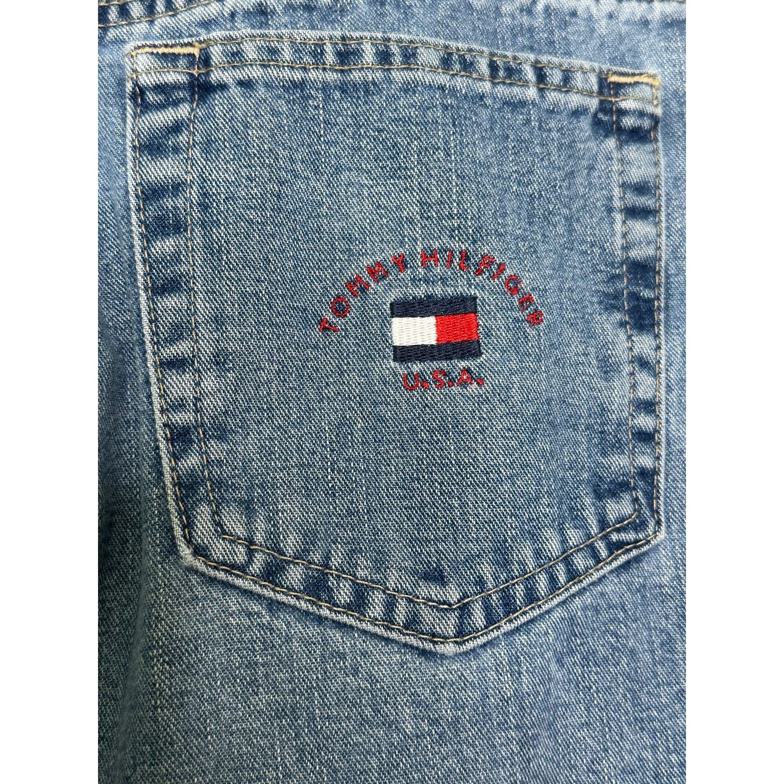 Tommy Hilfiger Tommy Hilfiger blue boot cut vintage jeans size 14 Size 36" / US 14 / IT 50 - 6 Thumbnail