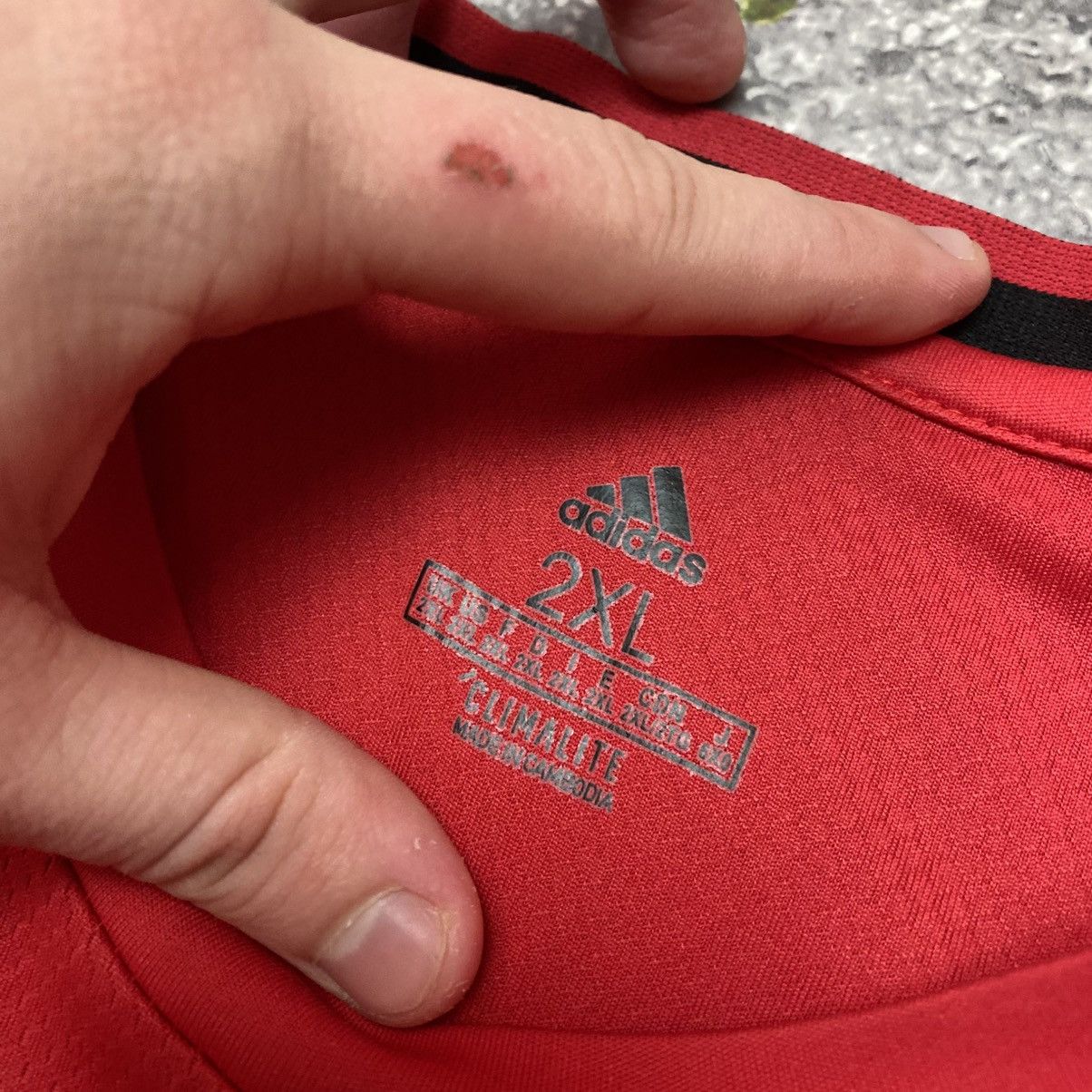 Adidas Mens Adidas Manchester United Chevrolet 2019 soccer jersey Size US XXL / EU 58 / 5 - 7 Thumbnail