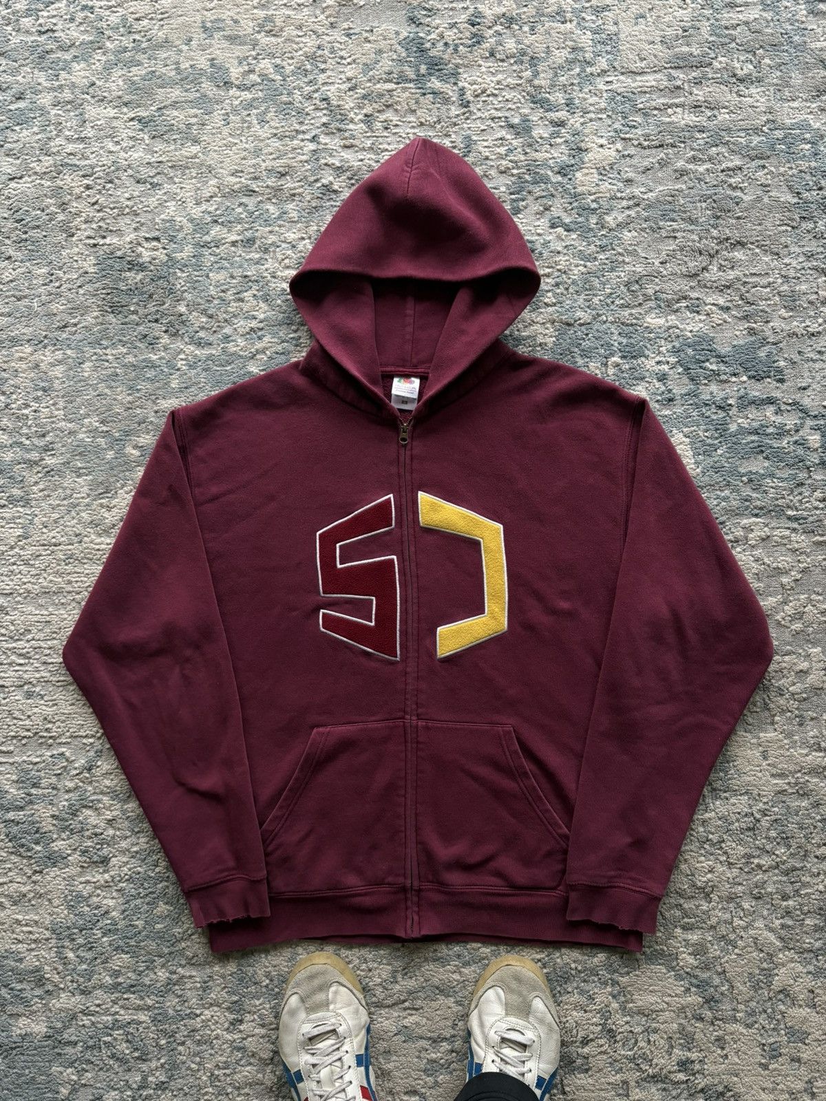 Japanese Brand × Vintage Vintage 90s HIGH SCHOOL KOSTKA Big Logo Boxy Hoodie Size US M / EU 48-50 / 2 - 1 Thumbnail