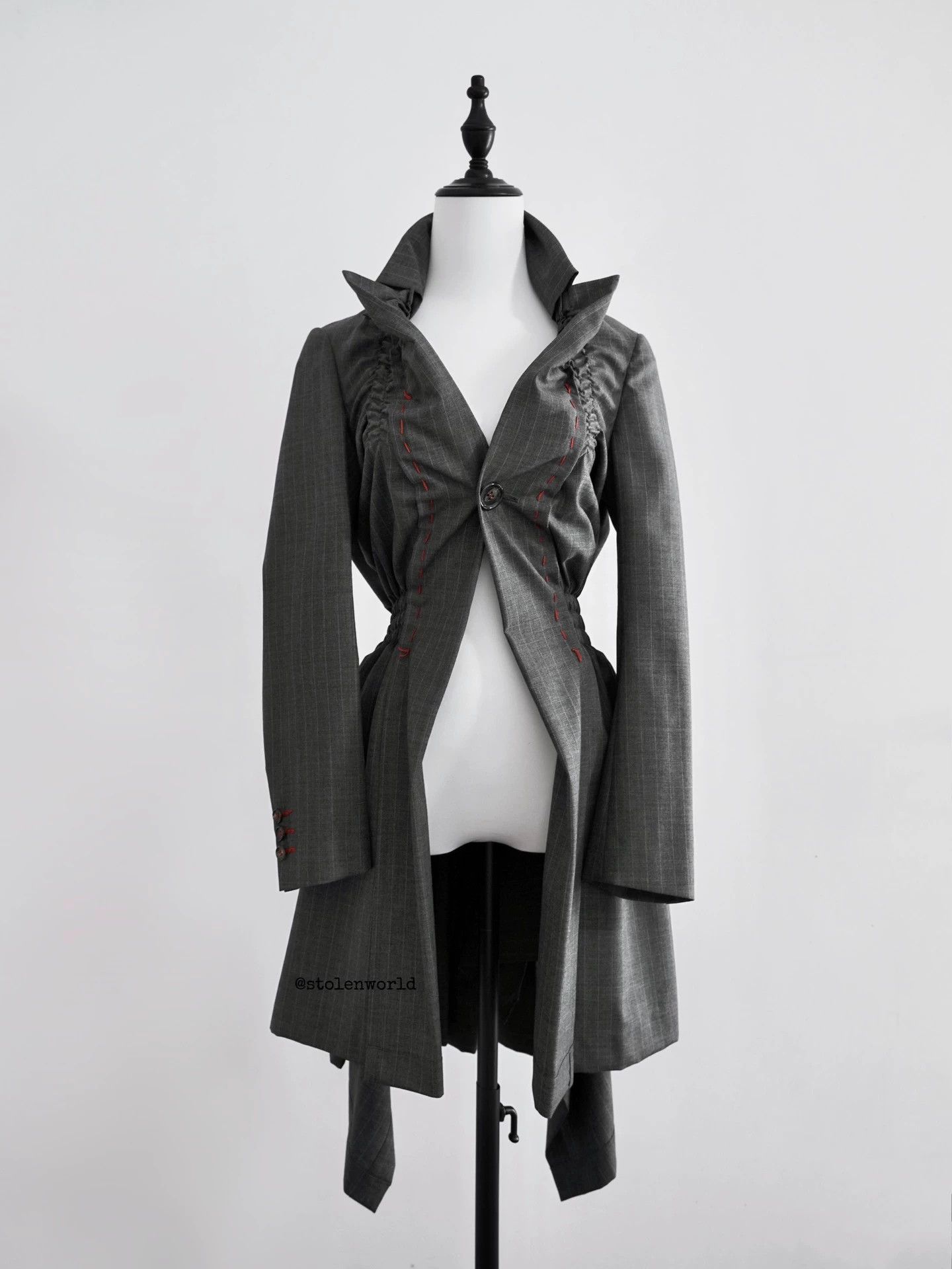 Comme des Garcons Comme des Garçons Pleated Wool Swallowtail Suit w/ S Size S / US 4 / IT 40 - 1 Thumbnail