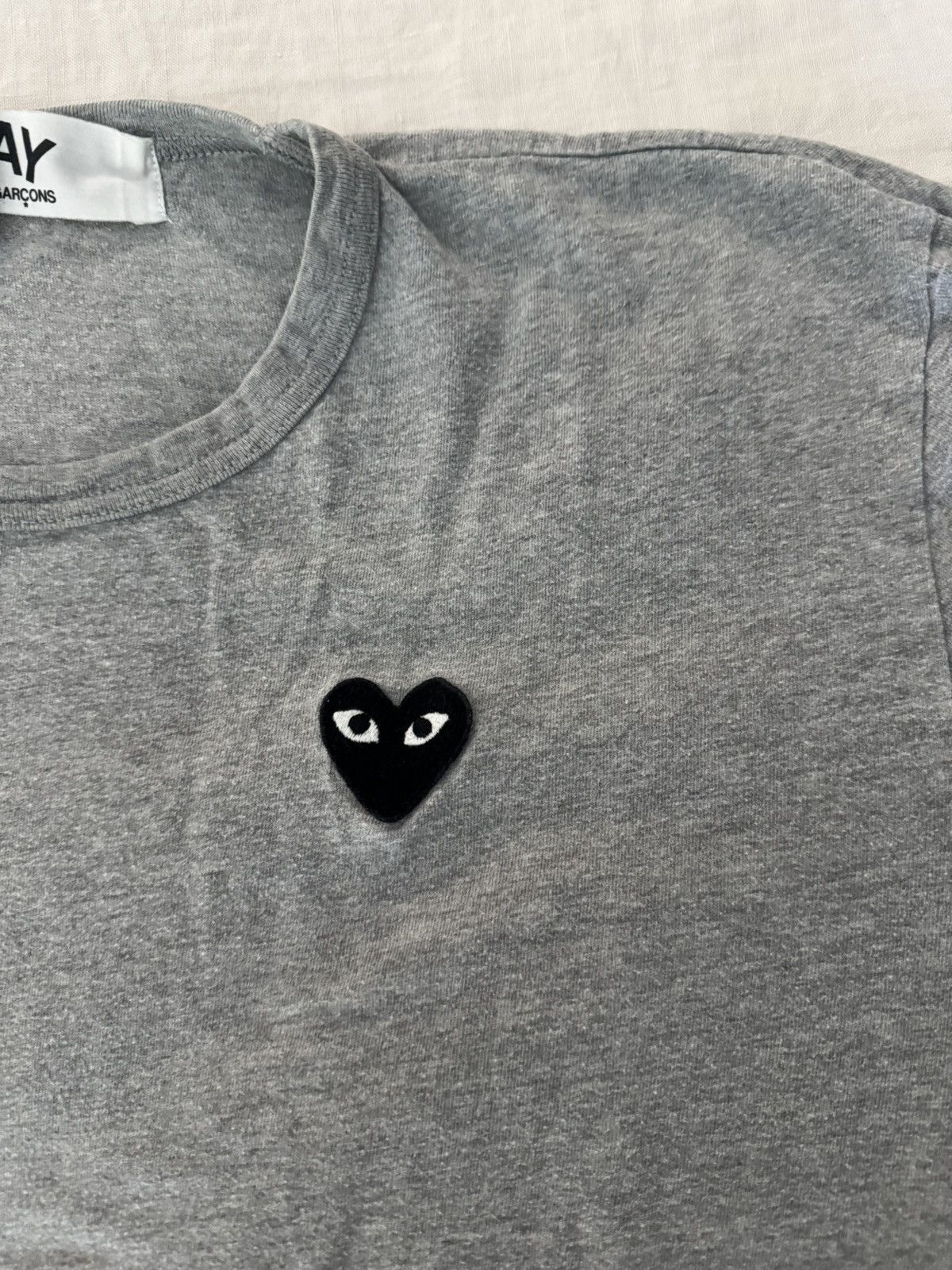 CDG by Comme des Garcons CDG Play Grey longsleeve Size US M / EU 48-50 / 2 - 2 Thumbnail