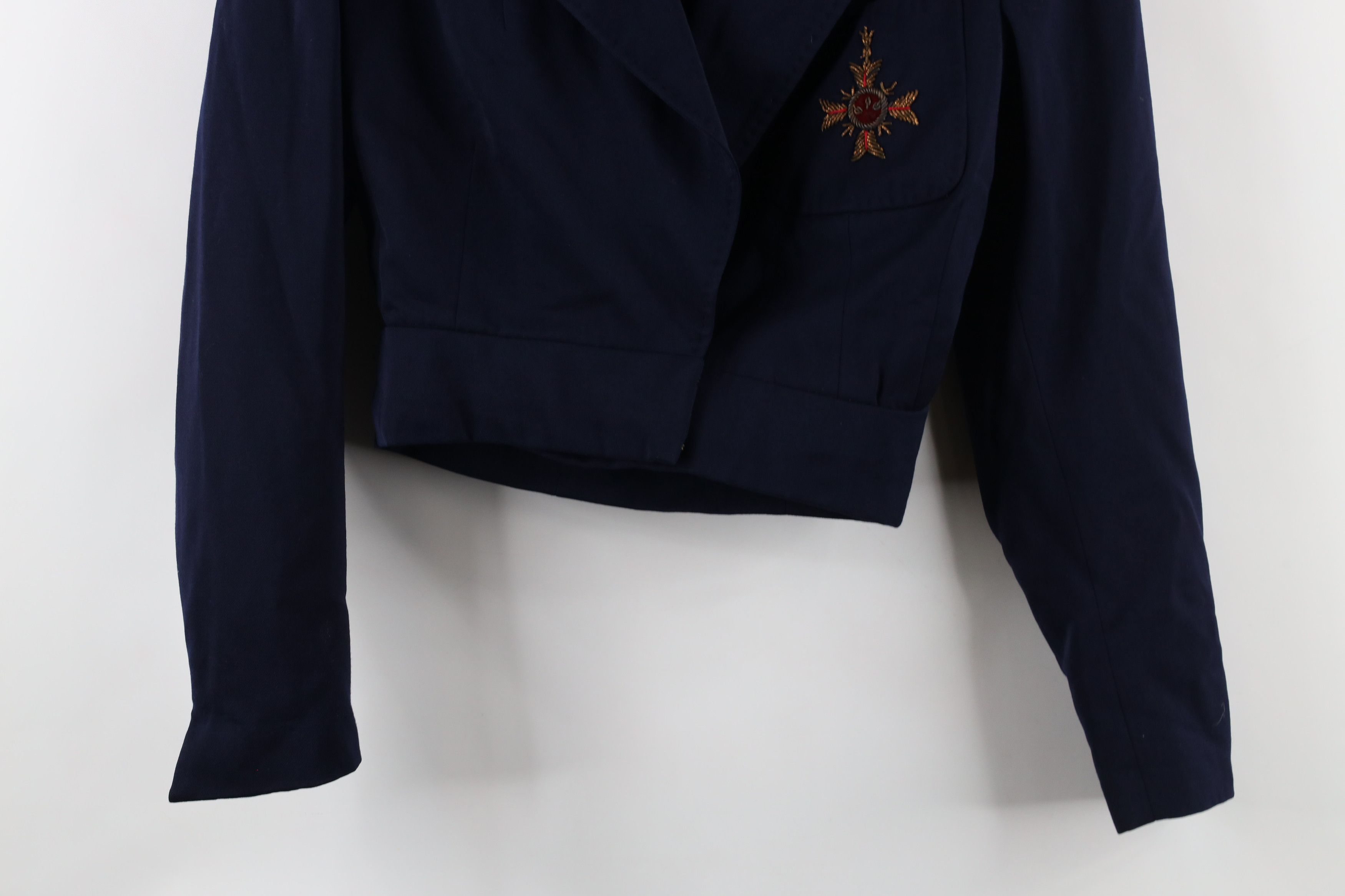 Vintage Vintage 30s 40s Military Crest Clasp Hook Blazer Jacket USA Size M / US 6-8 / IT 42-44 - 3 Thumbnail
