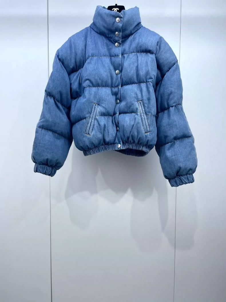 Chanel Chanel 24 popular blue denim cotton suits coat Size XS / US 0-2 / IT 36-38 - 1 Thumbnail