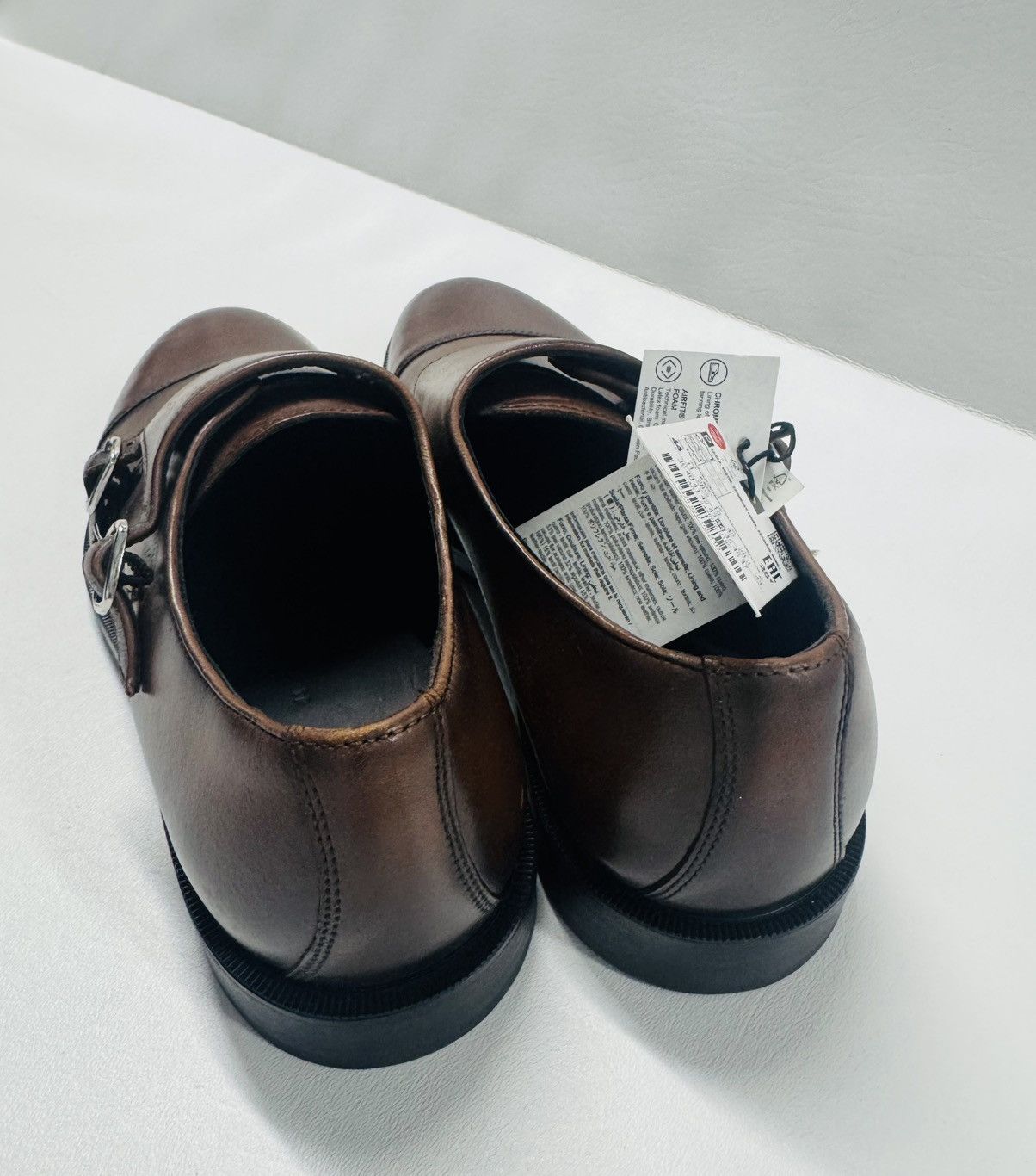 Zara Zara Leather Dress Shoe Brown Size US 11 / EU 44 - 5 Thumbnail
