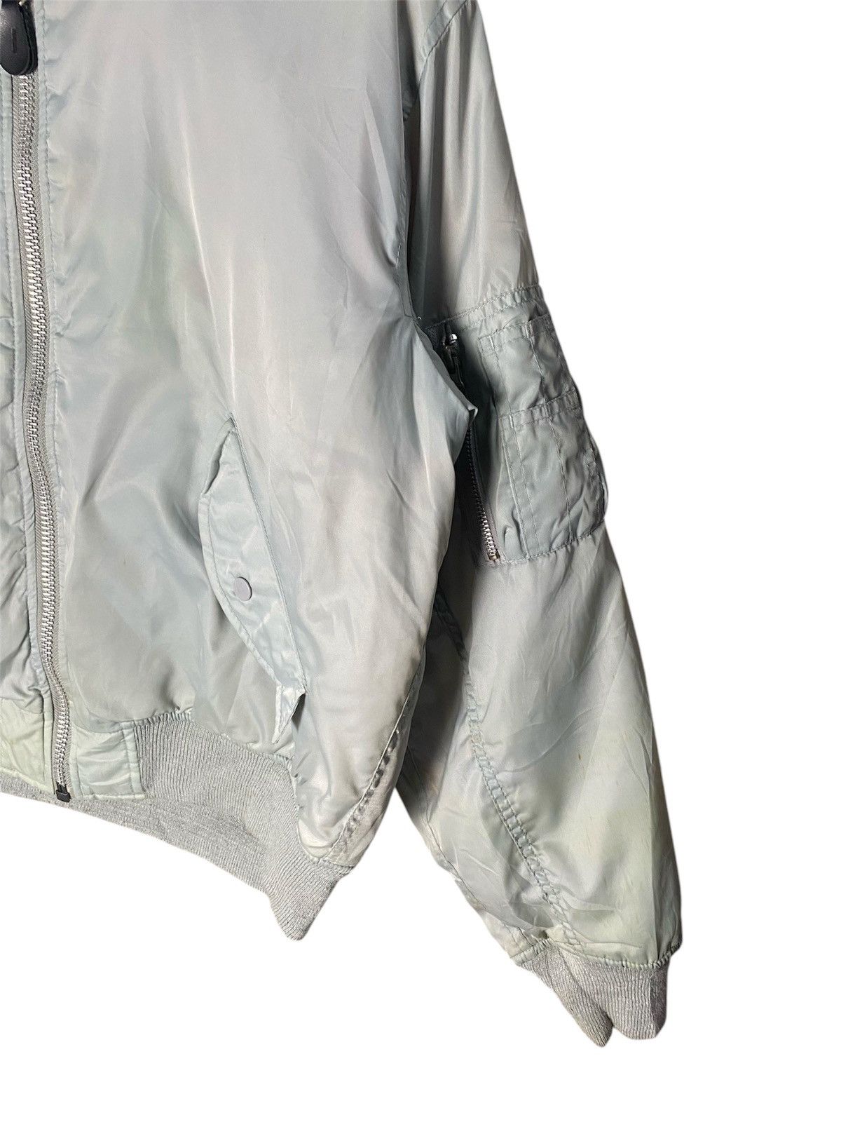 Alpha Industries Rare Ma-1 Military Flyer’s Man USAF Bomber Jacket Size US L / EU 52-54 / 3 - 4 Thumbnail
