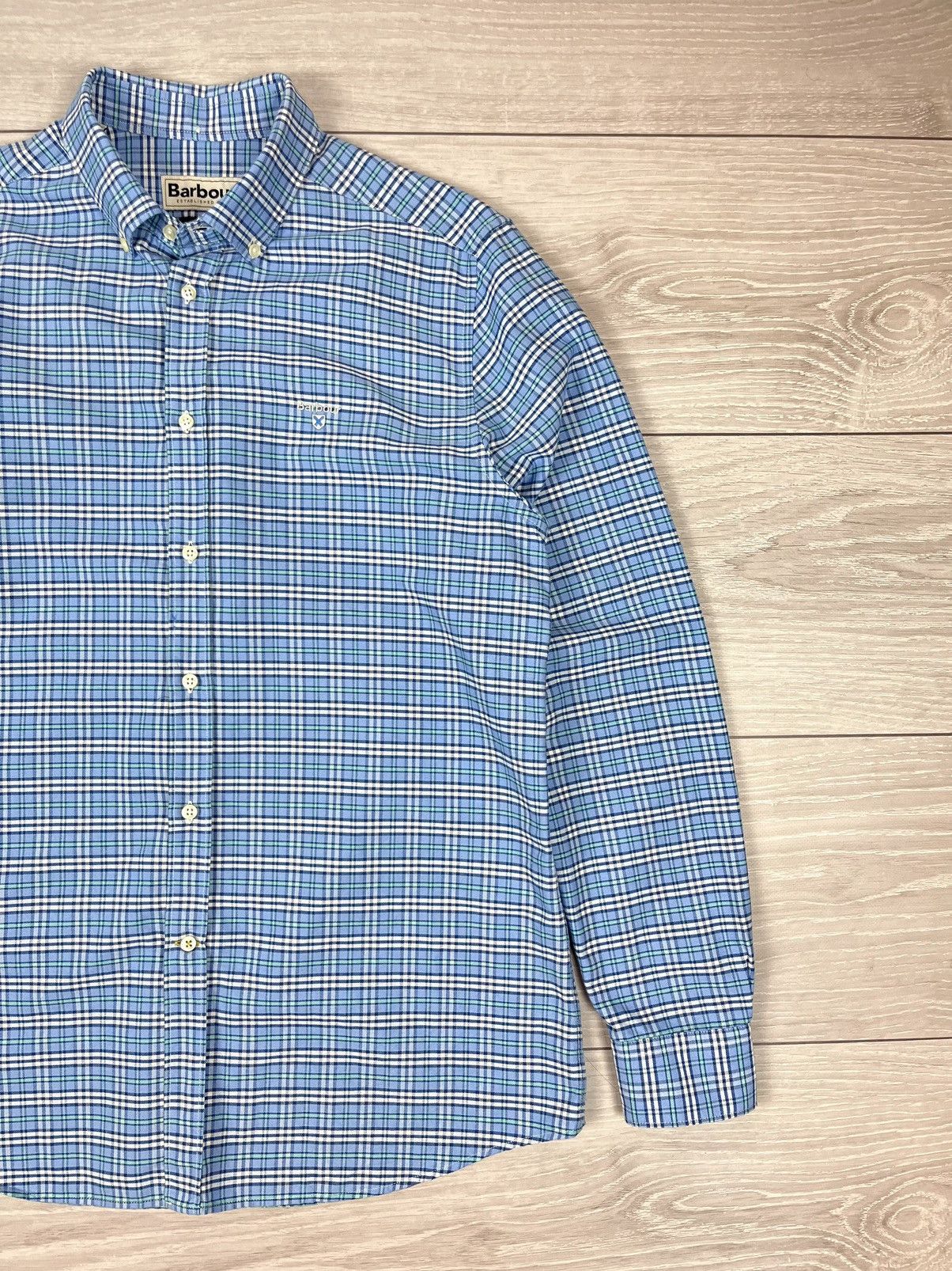 Barbour Barbour Highland 22 Tailored Oxford Checkered Shirt Size US M / EU 48-50 / 2 - 3 Thumbnail
