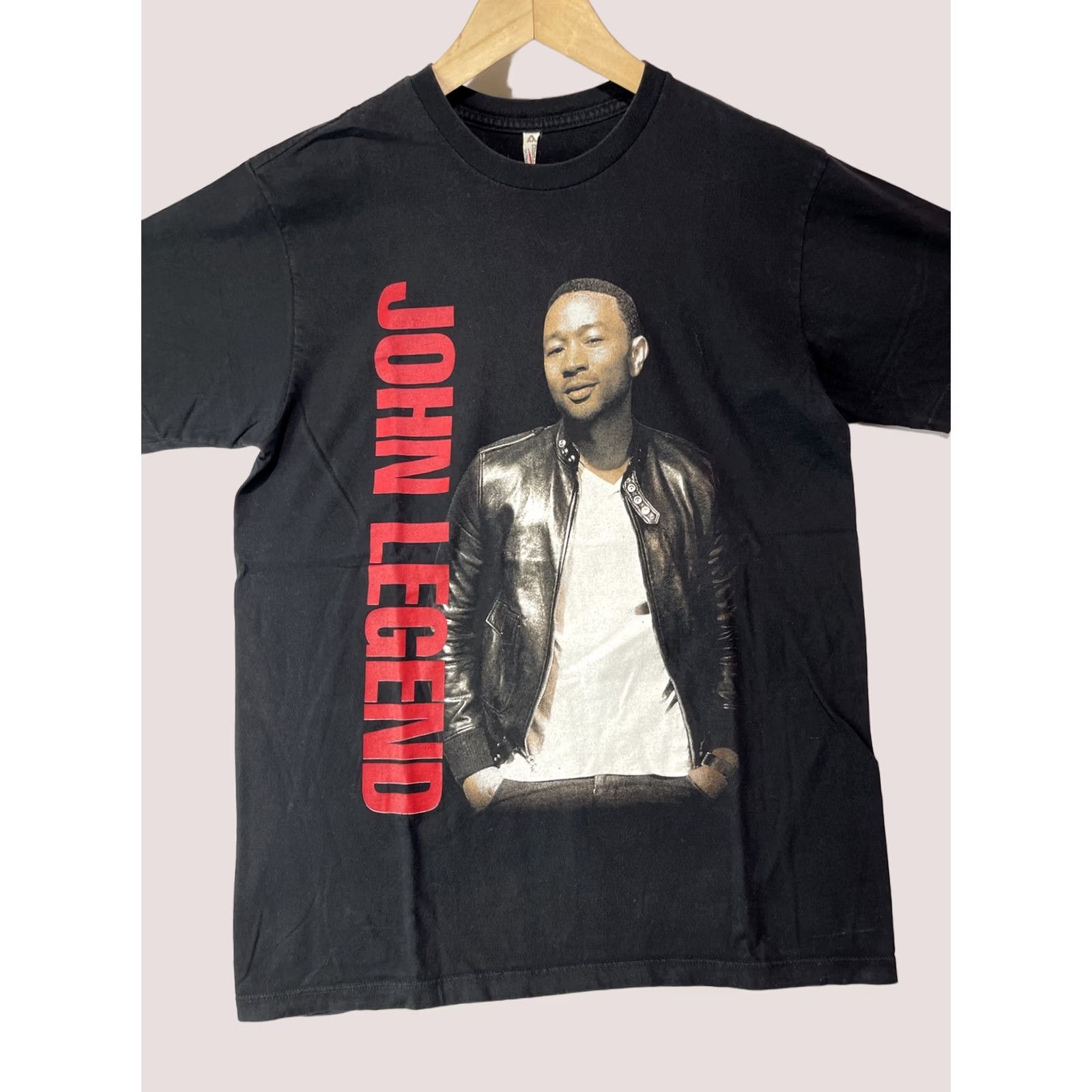 Vintage John Legend Shirt Mens Medium 2017 World Tour Concert Tee Black Cotton Logo Graphic Print Bands Boys Mens Size US M / EU 48-50 / 2 - 1 Thumbnail