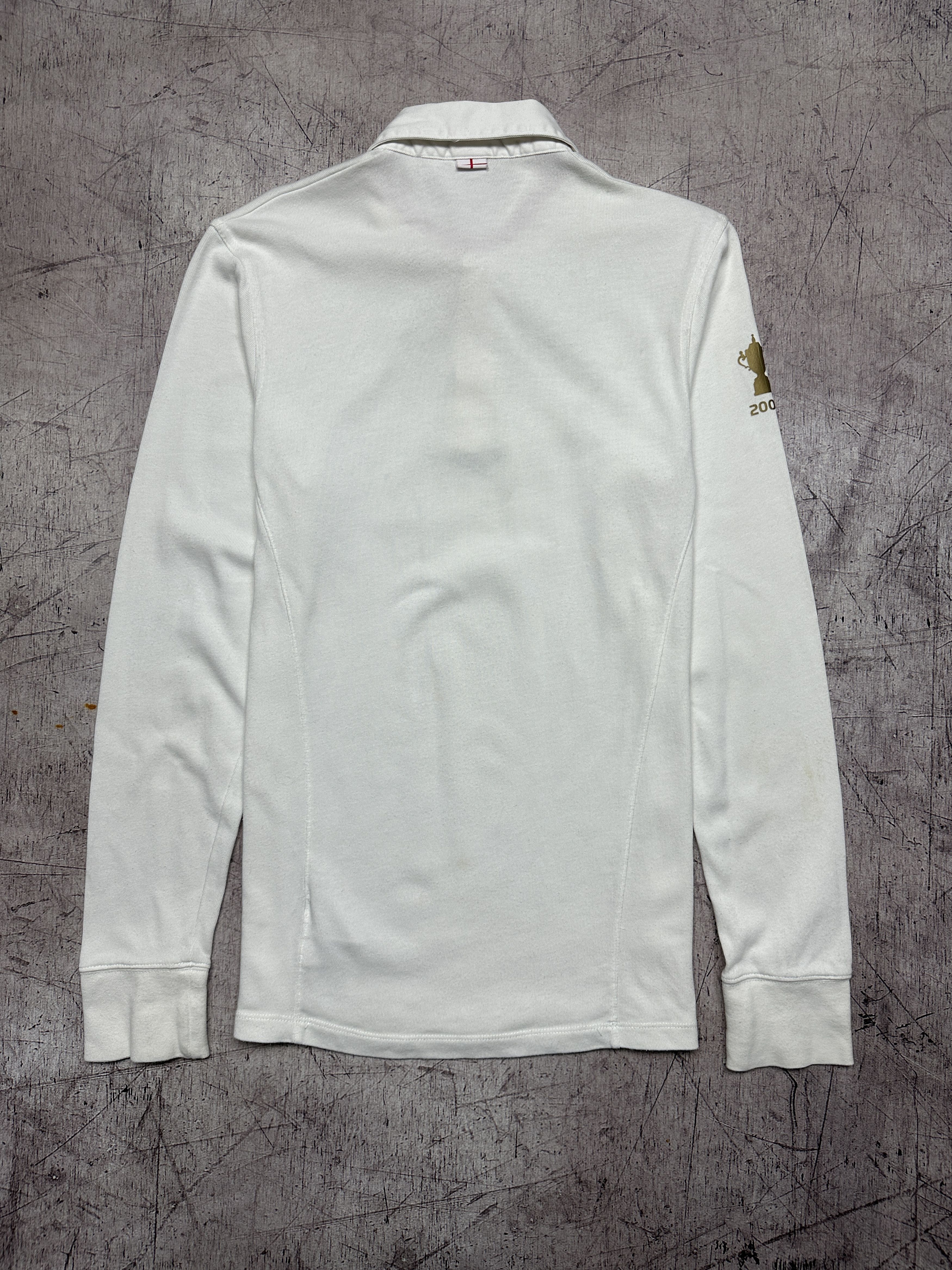 Nike Nike 2011 Mens England Rugby Long Sleeve Polo Shirt Size US S / EU 44-46 / 1 - 10 Thumbnail