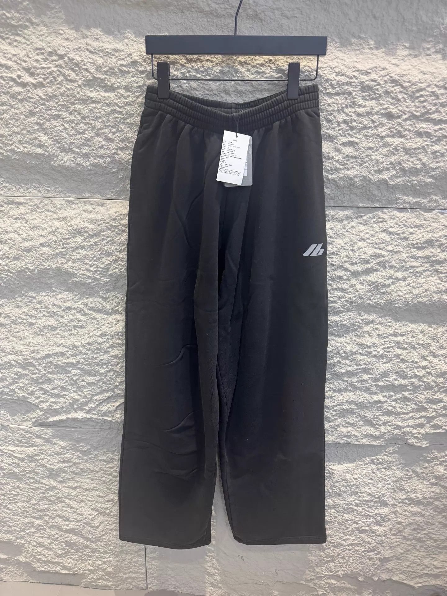 Balenciaga Balenciaga 24FW IB Reflective Logo St Blk XS Unisex Size US 28 / EU 44 - 1 Thumbnail