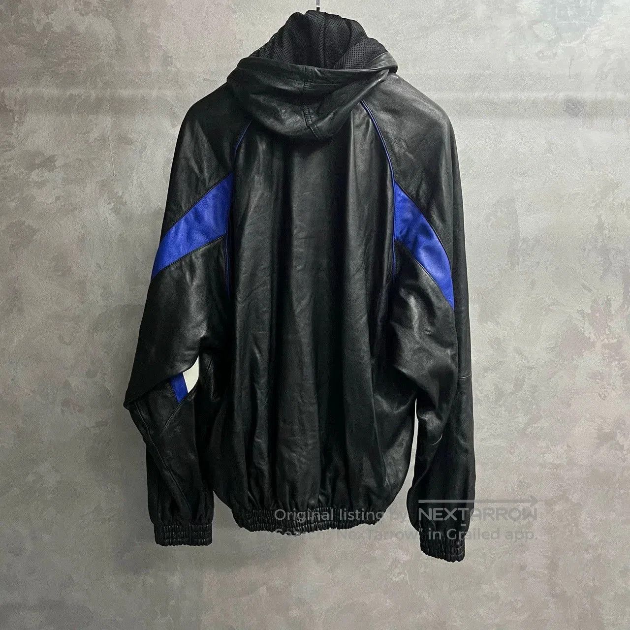 Balenciaga Balenciaga Colorblock Logo Hooded Leather Jacket. Size US L / EU 52-54 / 3 - 4 Thumbnail