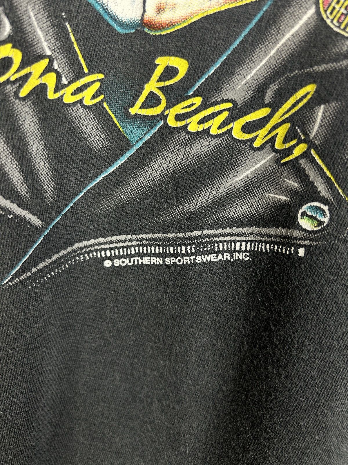 Harley Davidson 90s Daytona Beach Florida Bike Week 1994 Motorcycle Tee XL Size US XL / EU 56 / 4 - 3 Thumbnail