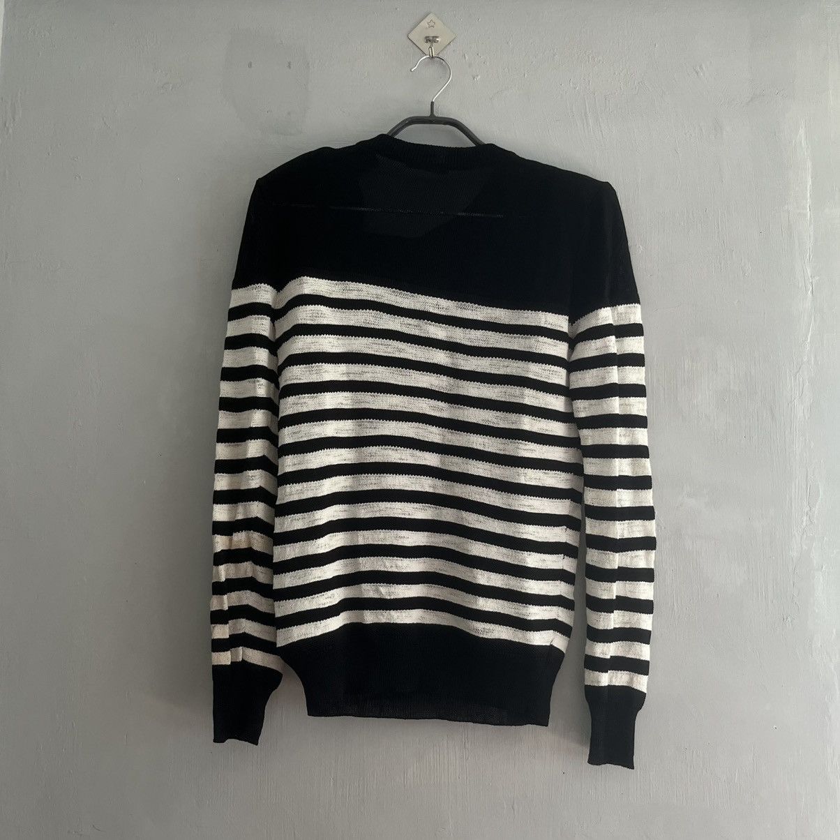 Balmain Balmain crew neck stripe long sleeves knitted jumper Size XS / US 0-2 / IT 36-38 - 7 Thumbnail