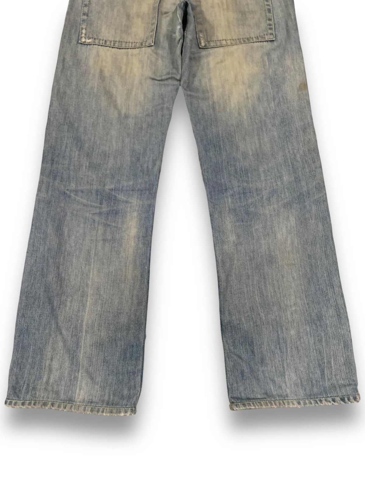 Giorgio Armani Vintage Giorgio Armani J09 Mud Washed Baggy Jeans Size US 33 - 16 Thumbnail