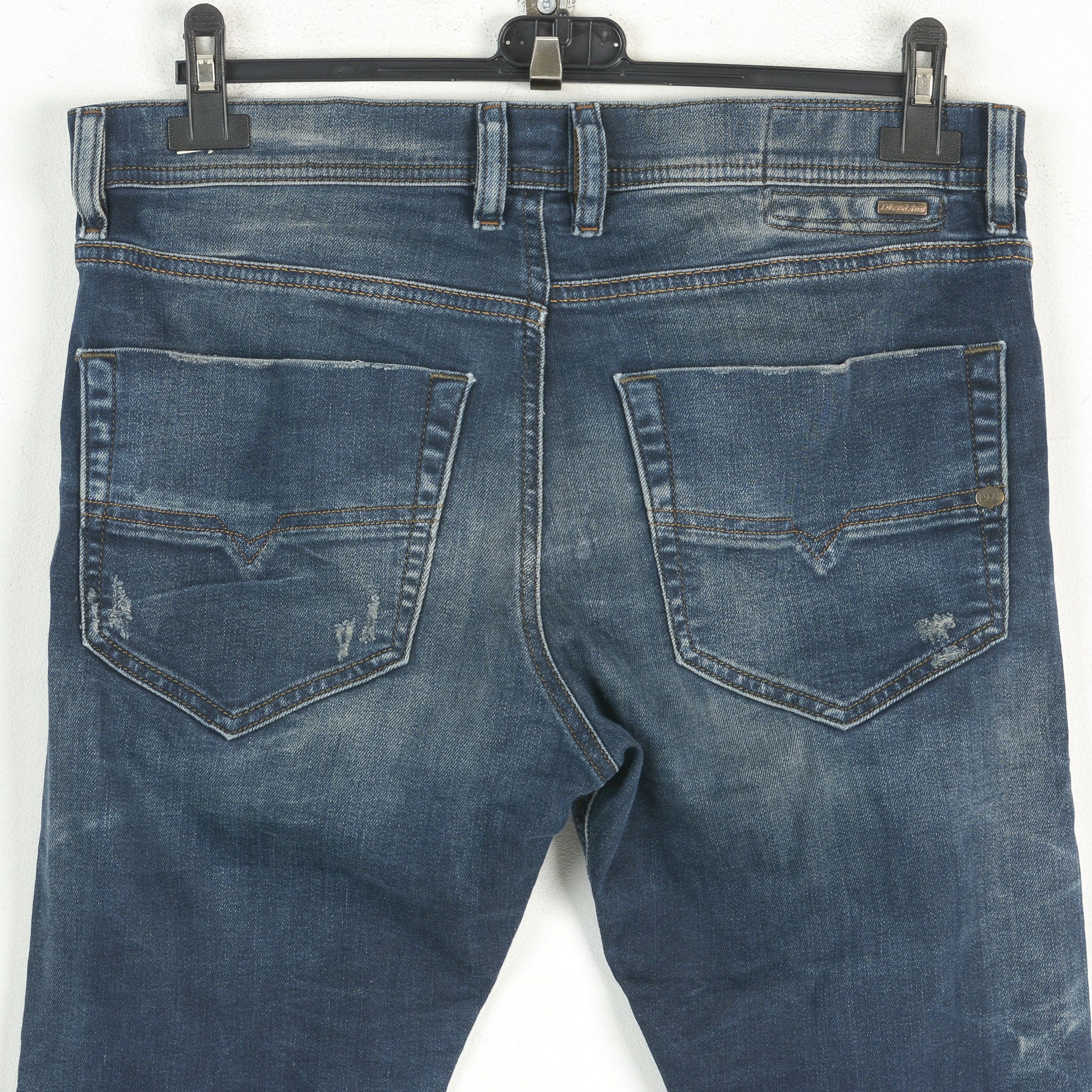 Diesel Tepphar W30 L32 Slim Fit Carrot Jeans Denim Distressed Pants Size US 30 / EU 46 - 4 Thumbnail