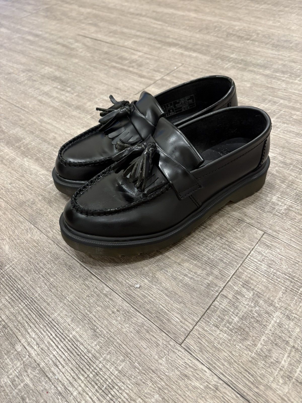 Dr. Martens Dr Marten Adrian Loafers Black Leather Size US 7.5 / IT 37.5 - 1 Thumbnail