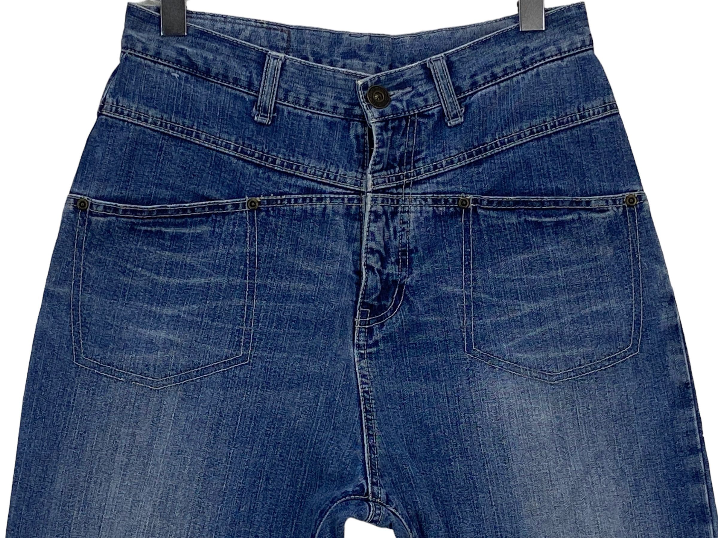 Japanese Brand Mili Mili Baker Pocket Drop Crotch Jeans Size US 30 / EU 46 - 3 Thumbnail