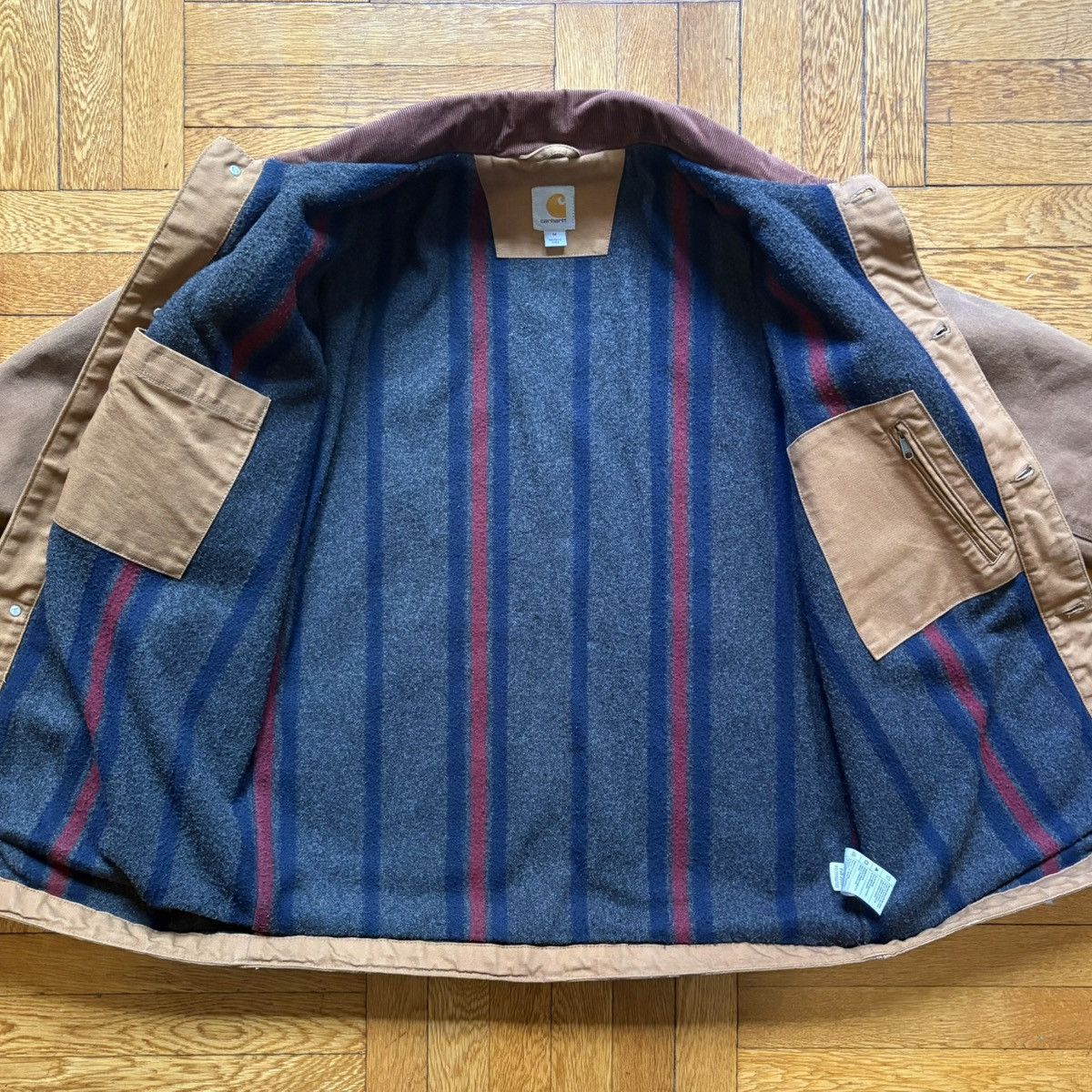 Carhartt Waxed Carhartt Chore Coat (Blanket-Lined) Size US M / EU 48-50 / 2 - 4 Thumbnail