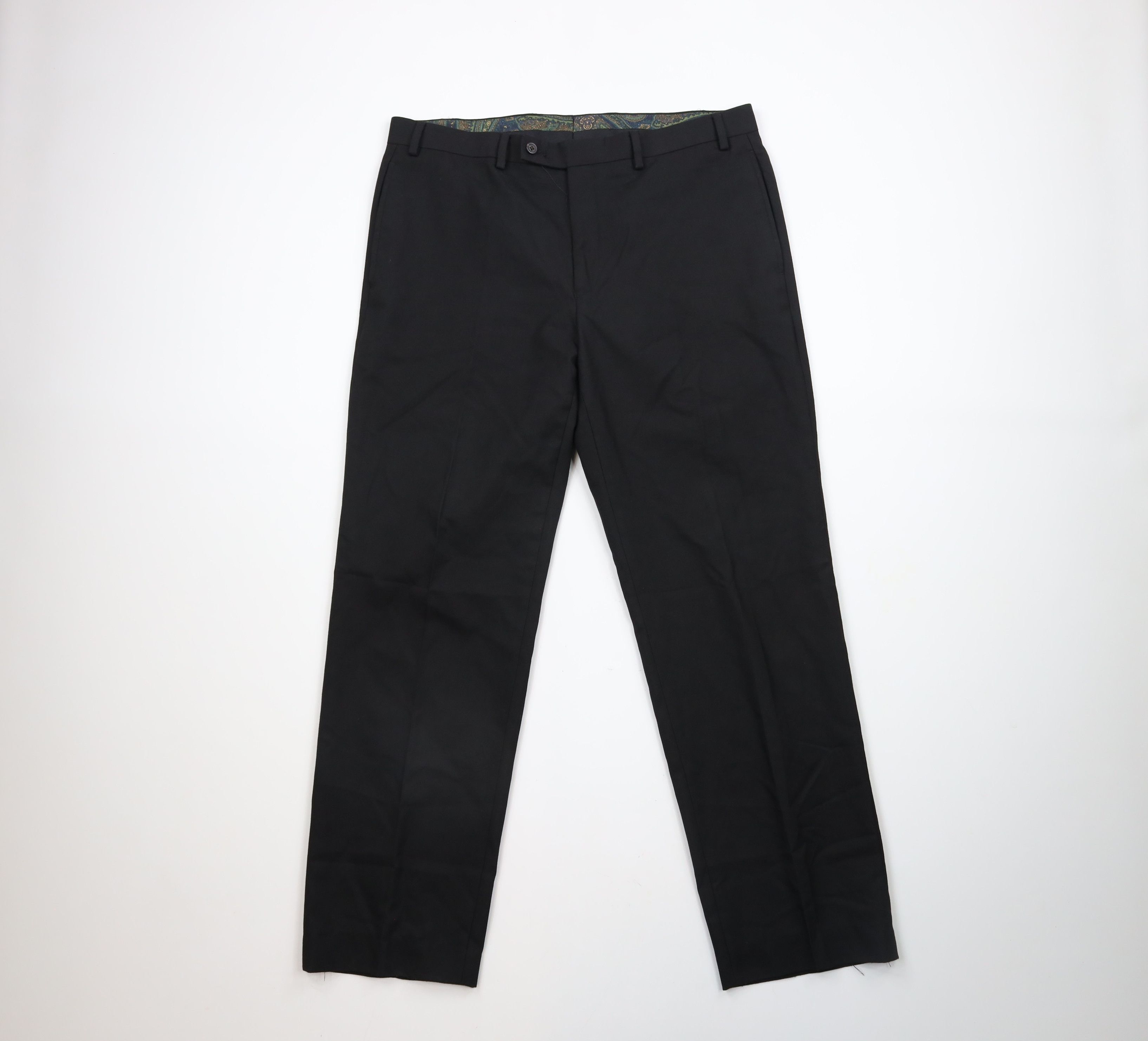 Ralph Lauren × Vintage Vintage 90s Ralph Lauren Rayon Blend Wide Leg Chino Pants Size US 36 / EU 52 - 1 Thumbnail