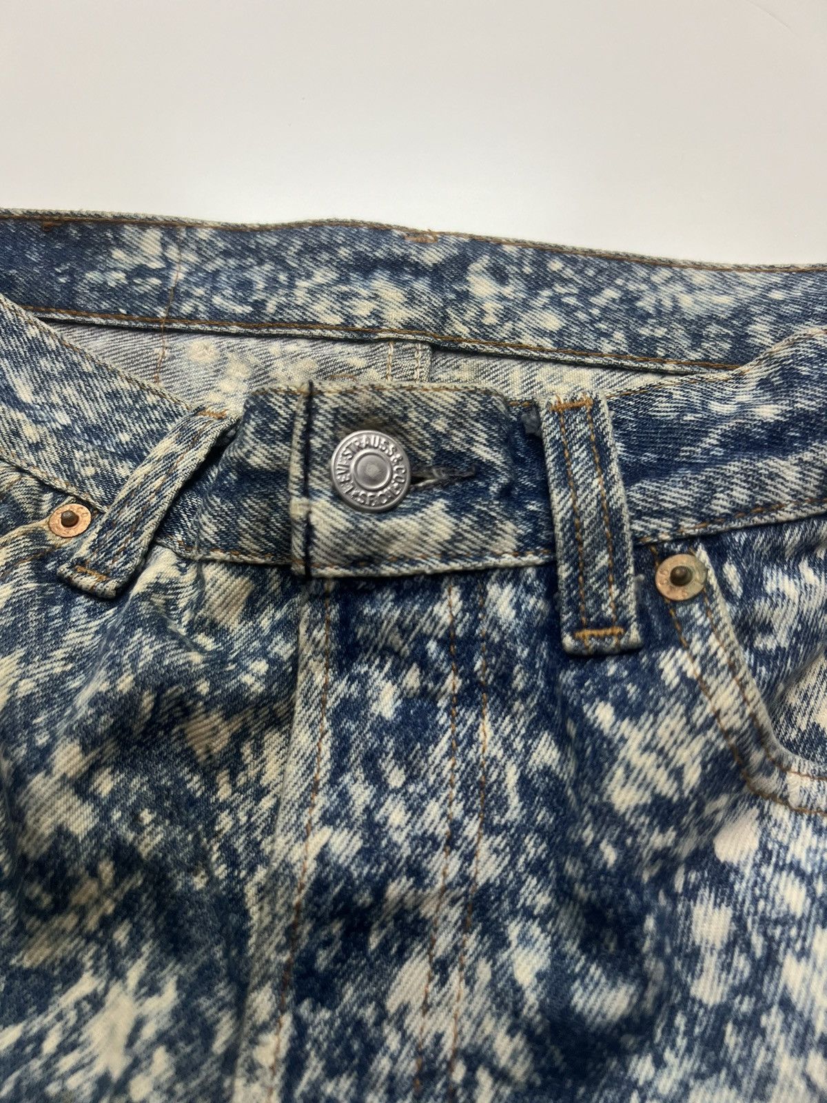 Levi's Vintage 80s Levi's Acid Wash Denim Jeans Size 30 Size US 30 / EU 46 - 12 Thumbnail