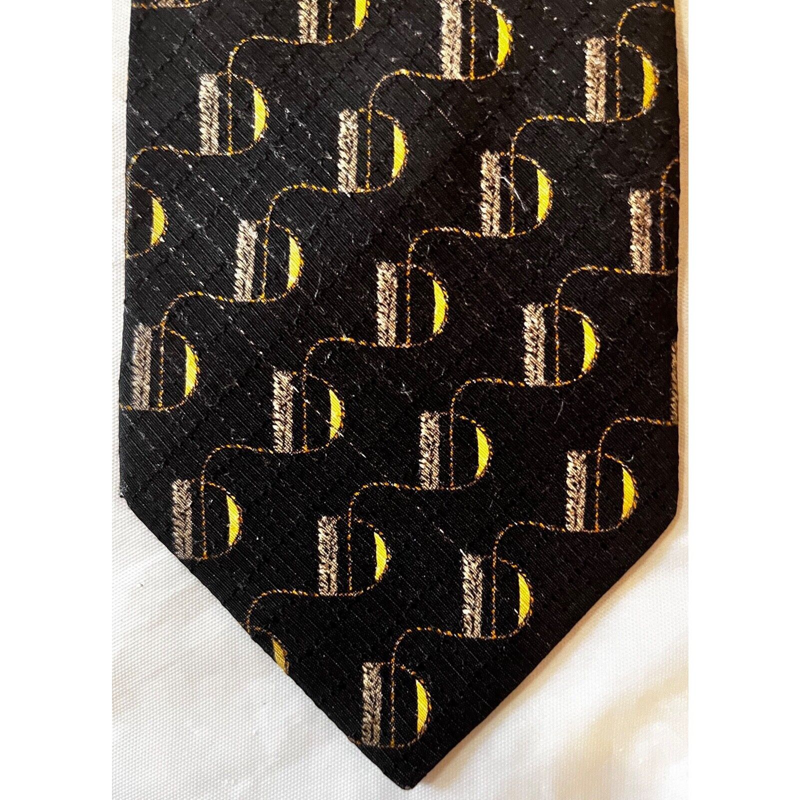 Valentino Valentino Cravatte Silk Tie ~ Black ~ Necktie~ Size ONE SIZE - 3 Thumbnail