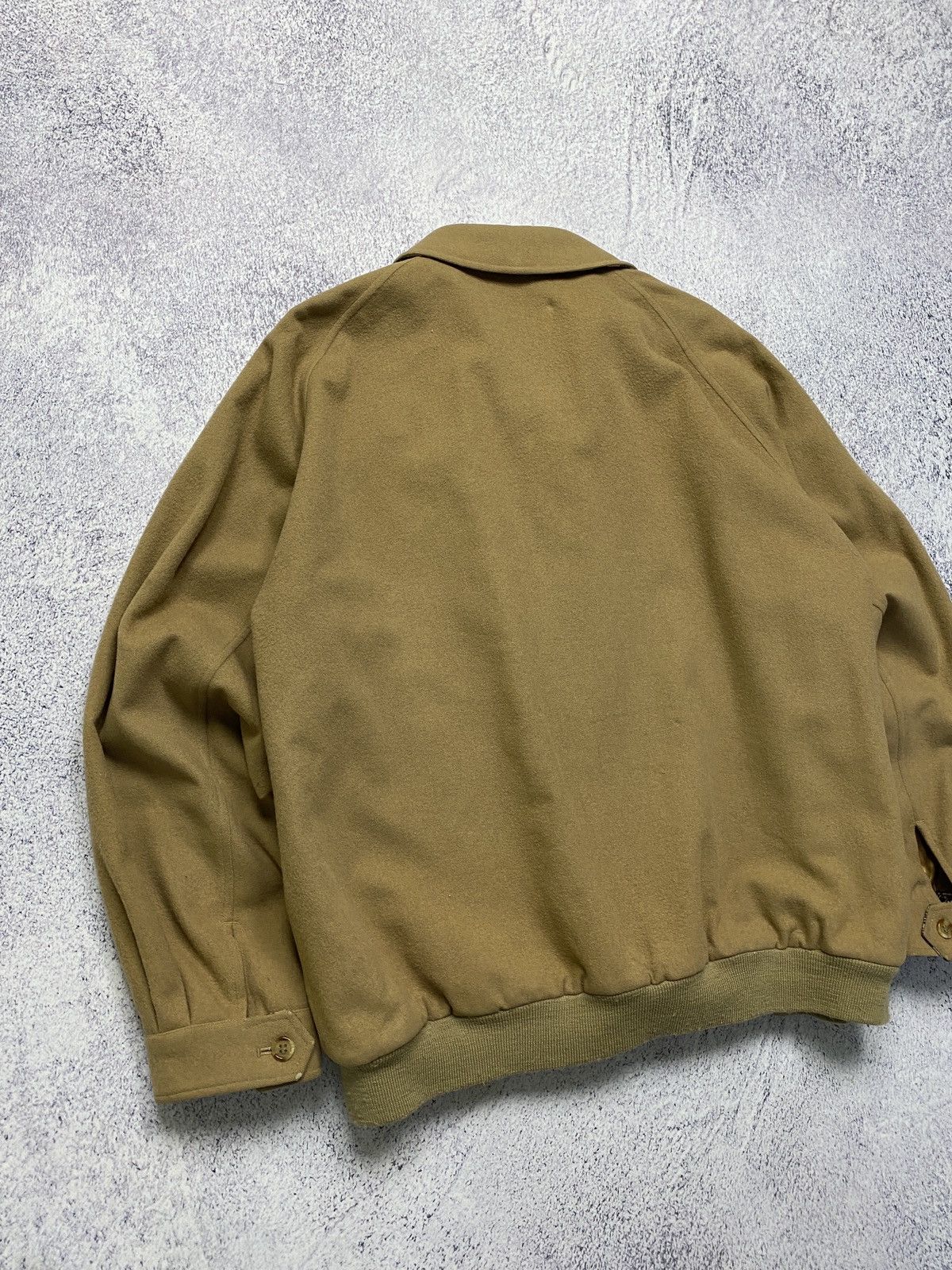 Burberry × Vintage Vintage Burberrys Prorsum Alpaca Wool Bomber Jacket Rare Size US L / EU 52-54 / 3 - 12 Thumbnail