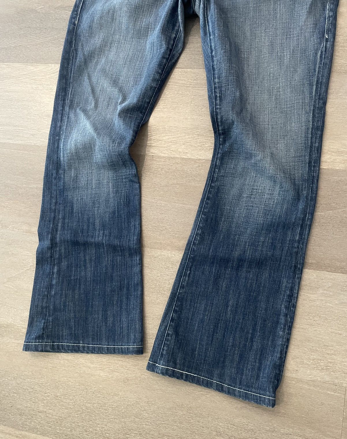 Rock Revival × Vintage Vintage Y2K Rock & Republic Back Patch Denim Jeans - 36 x 30 Size US 36 / EU 52 - 2 Thumbnail