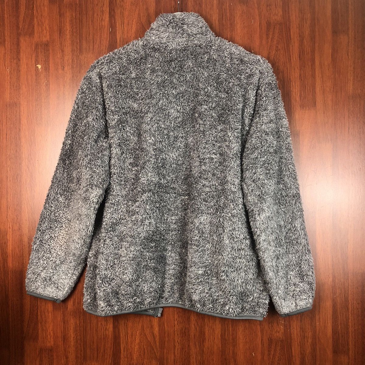 Japanese Brand × Vintage Uniqlo fleece vintage Grey Mohair Sweather #7487 Size M / US 6-8 / IT 42-44 - 12 Thumbnail