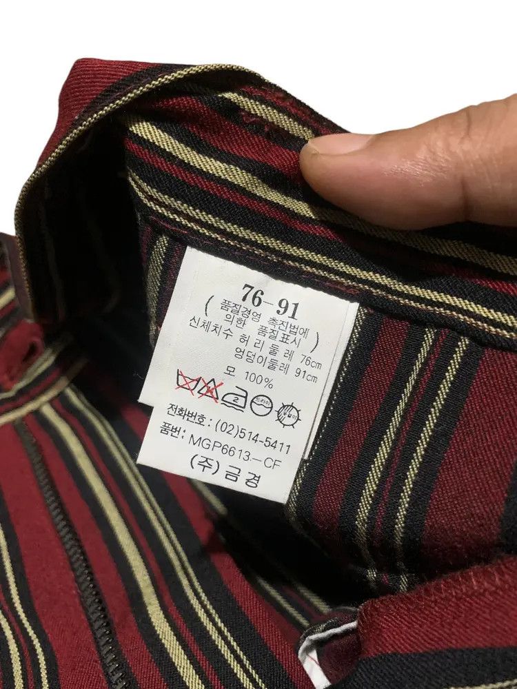 Marithe + Francois Girbaud Vintage Marithe Francois Girbaud striped flare pants Size 30" / US 8 / IT 44 - 15 Thumbnail