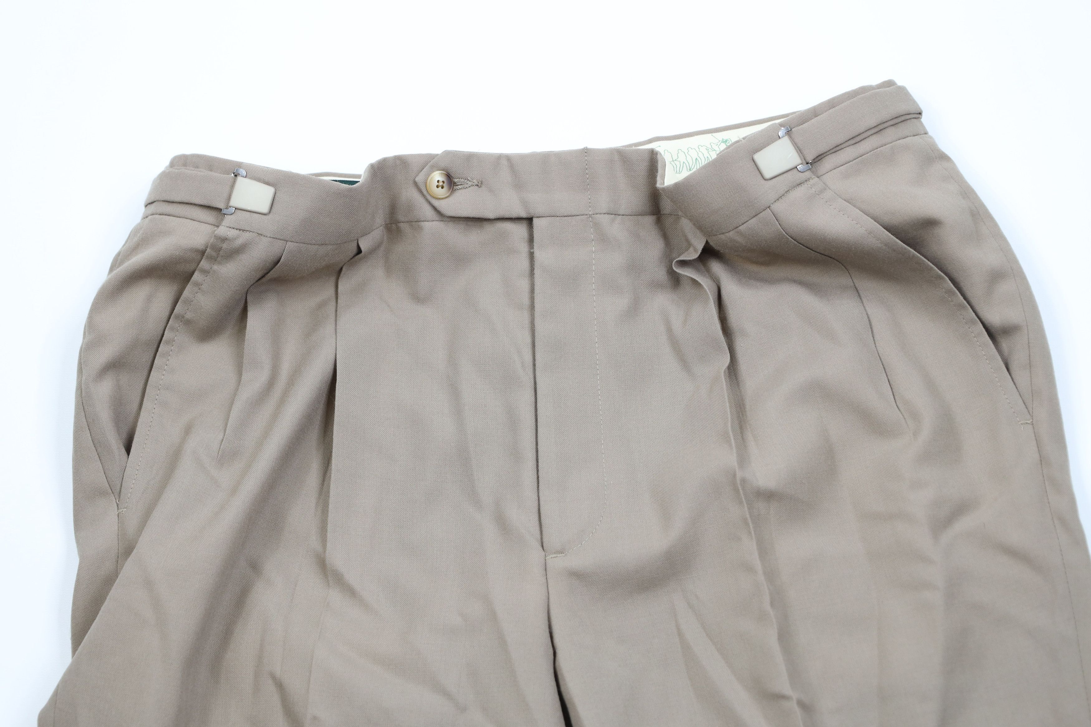 Vintage Vintage 70s Streetwear Wool Blend Wide Leg Chino Pants USA Size US 36 / EU 52 - 2 Thumbnail